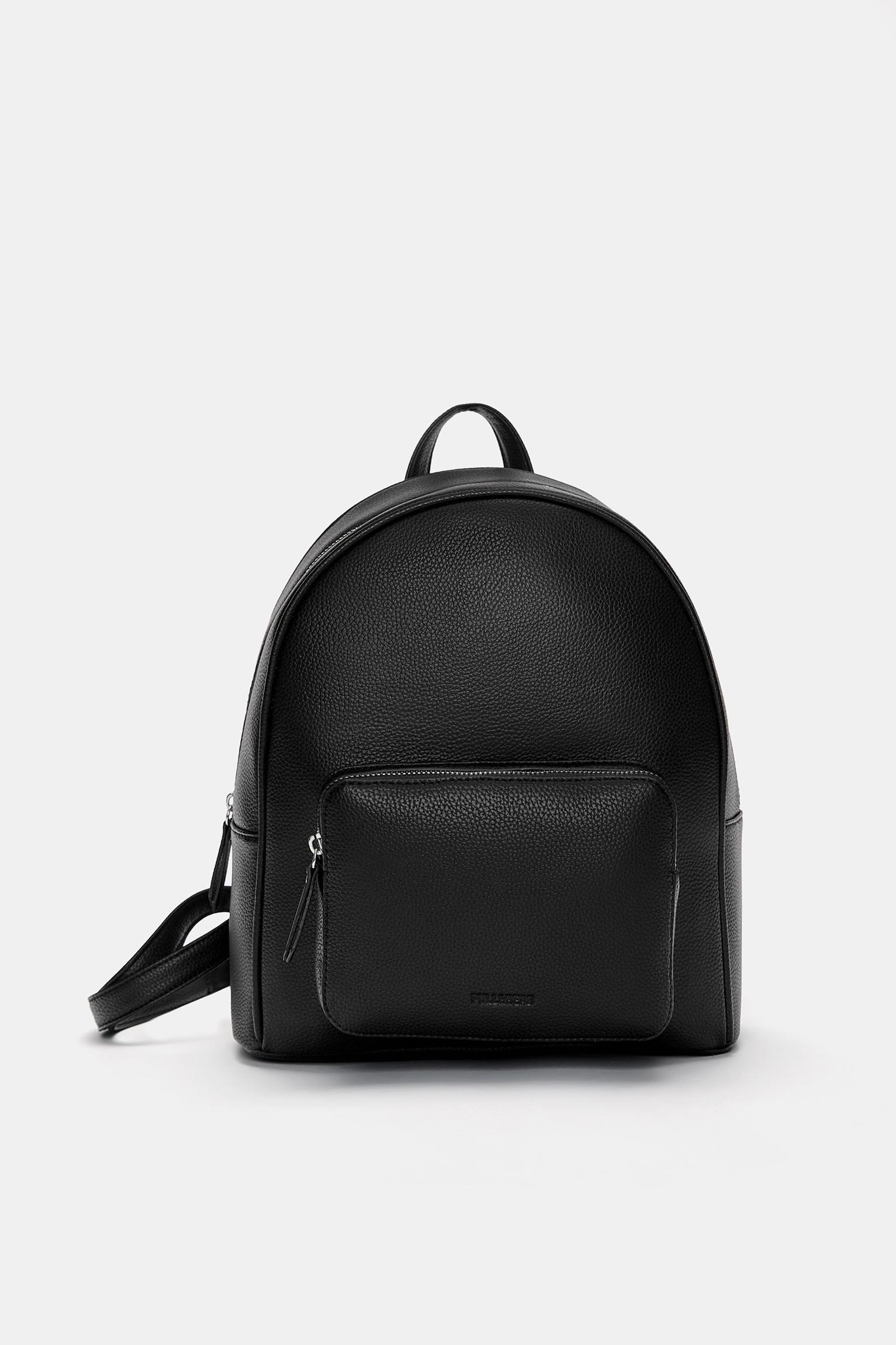 Pull&Bear Urban Backpack in Black Lyst UK