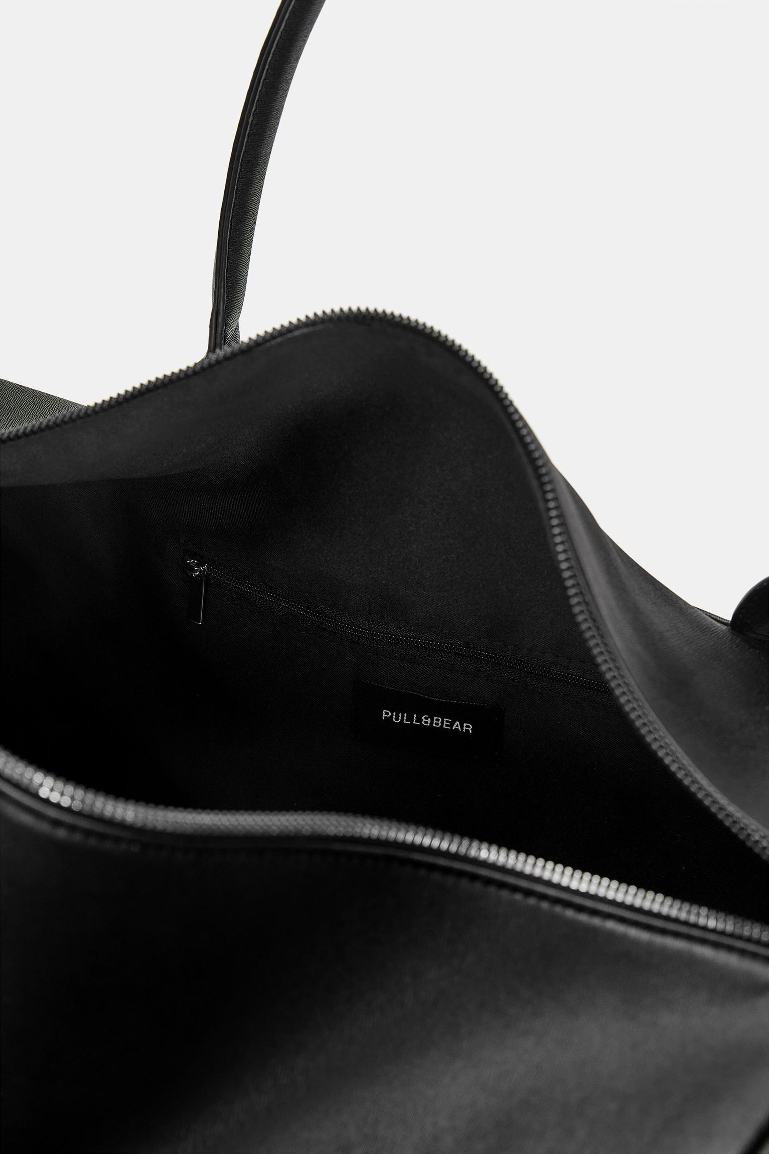 Pull&Bear Travel Tote Bag in Black for Men Lyst UK