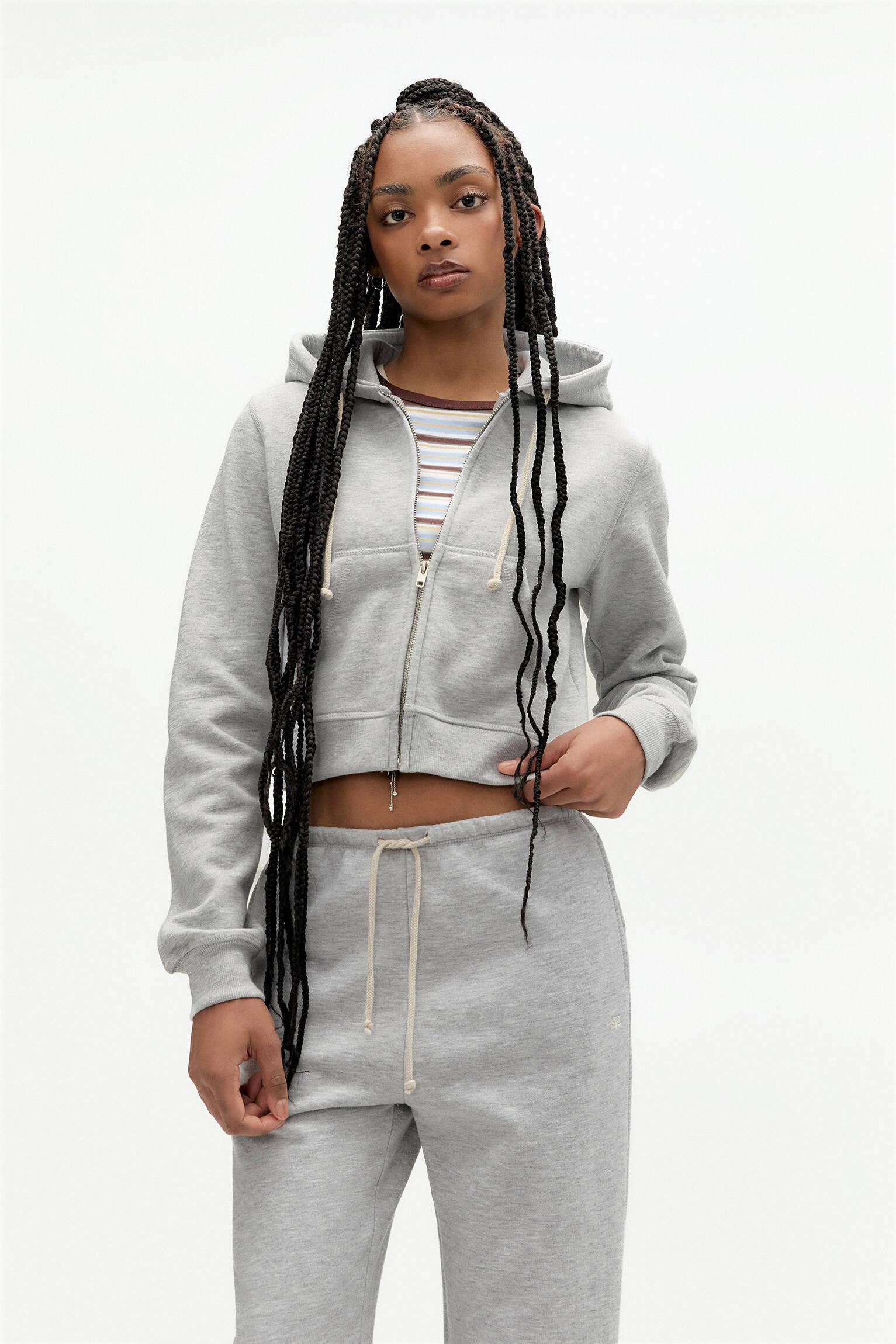 Zip Up Womens Pull And Bear Hoodies Pull&Bear Knitted Hoodie With
