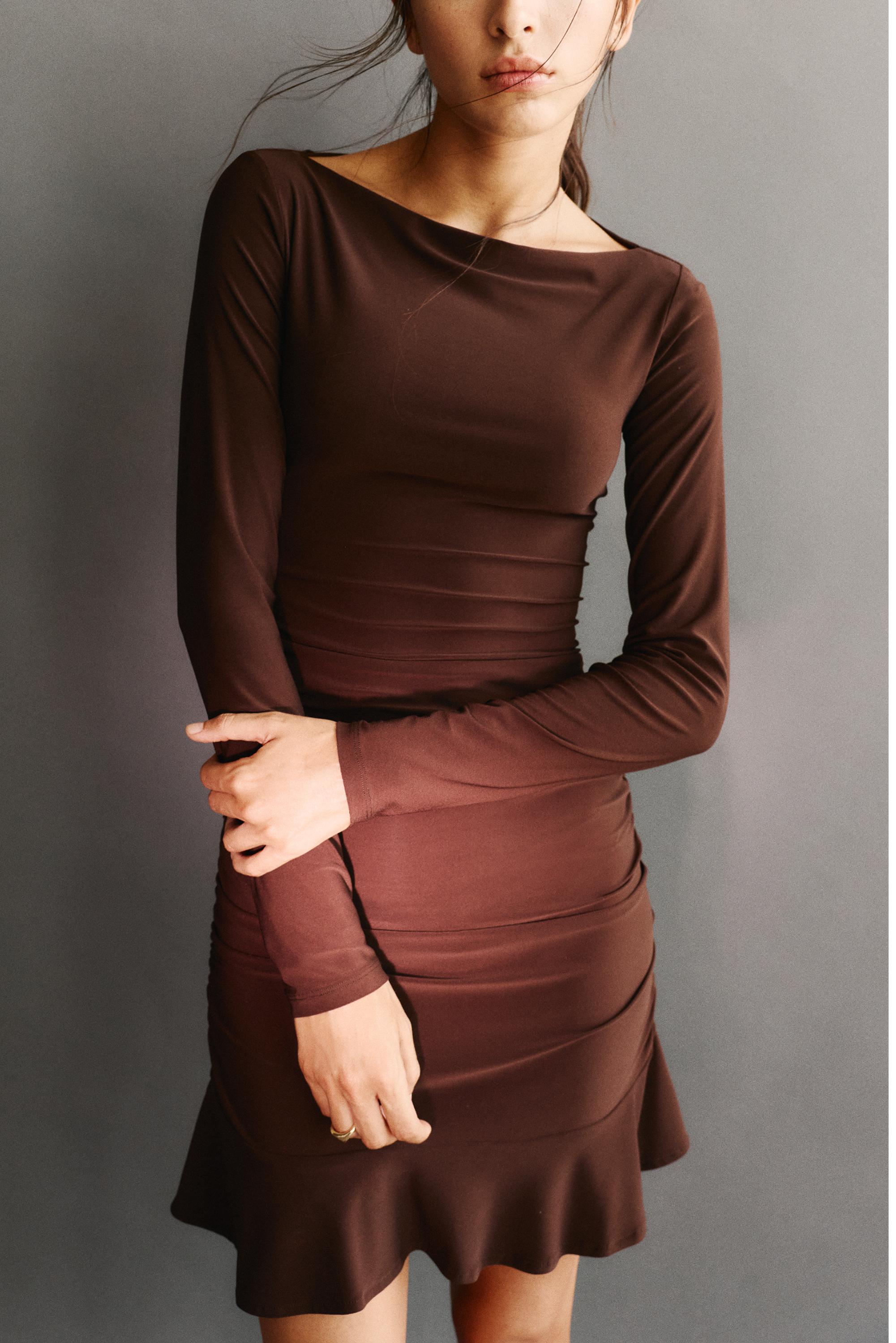 Brown Pull&Bear Dresses for Women