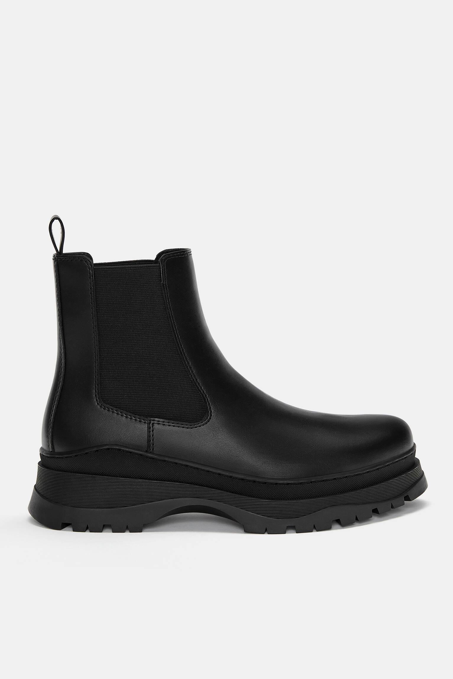 Calvin klein men's corin leather chelsea boots sale