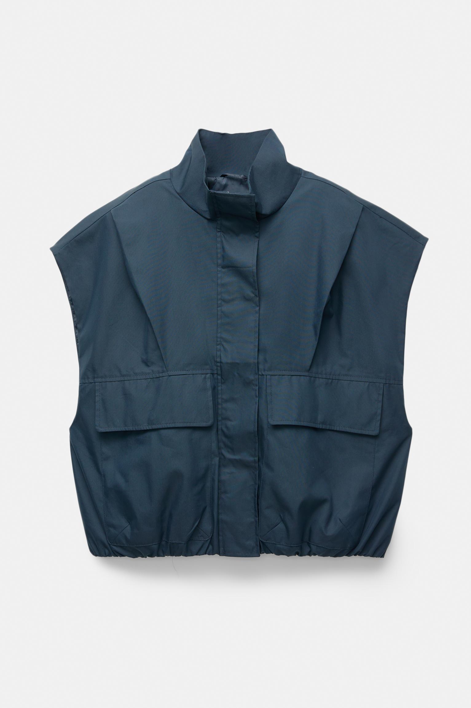 Pull&Bear Gilet With Patch Pockets in Blue Lyst UK