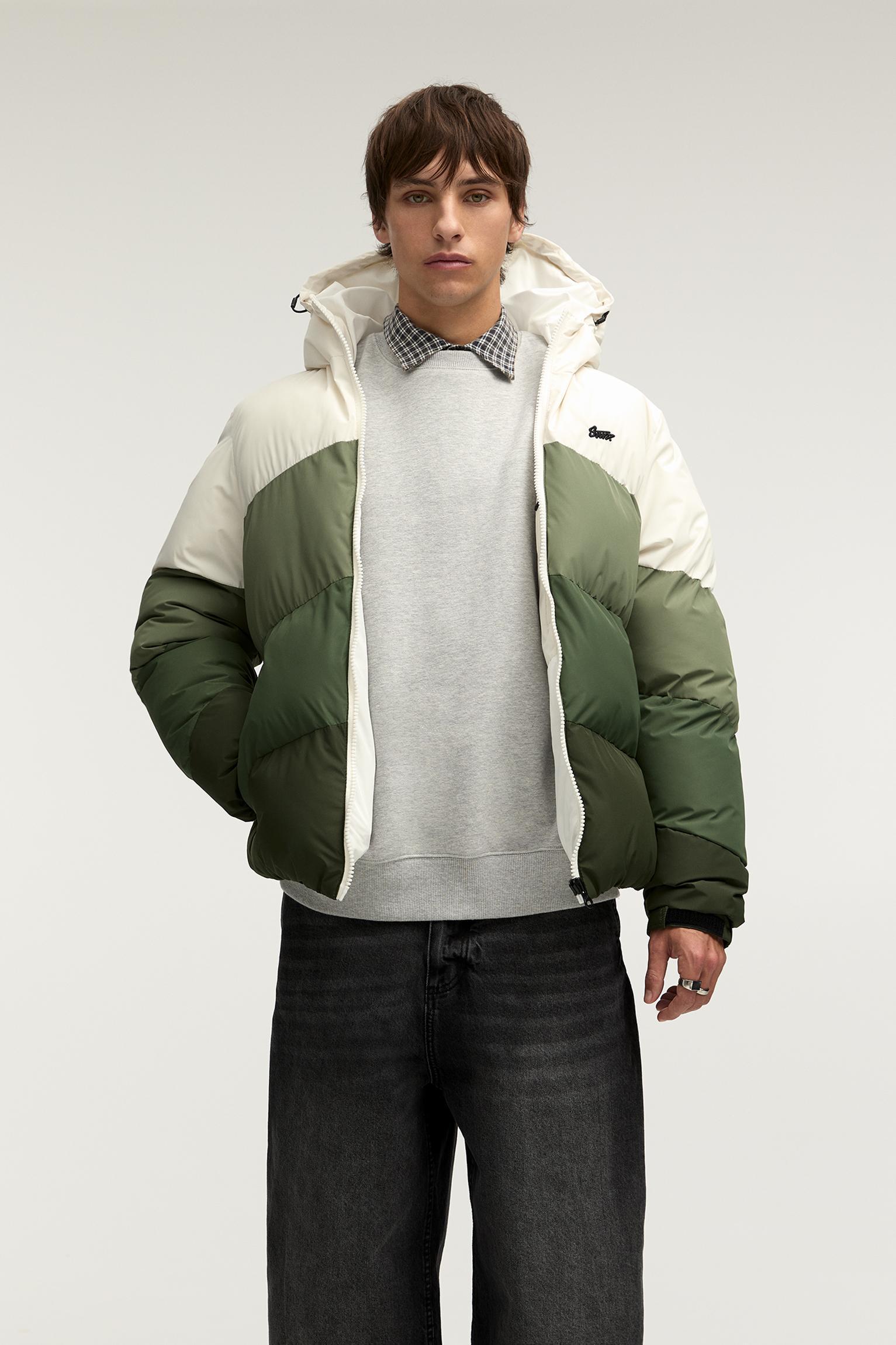 Pull And Bear Stwd Puffer Jacket STWD Padded Jacket PULL&BEAR