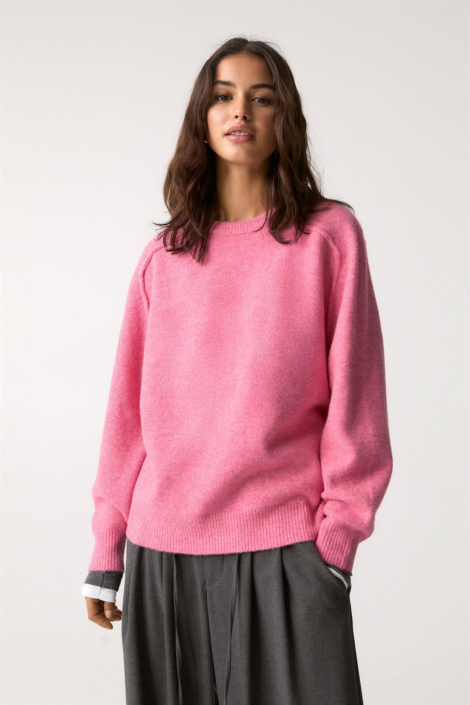 Pull&Bear Oversize Sweater in Pink Lyst UK