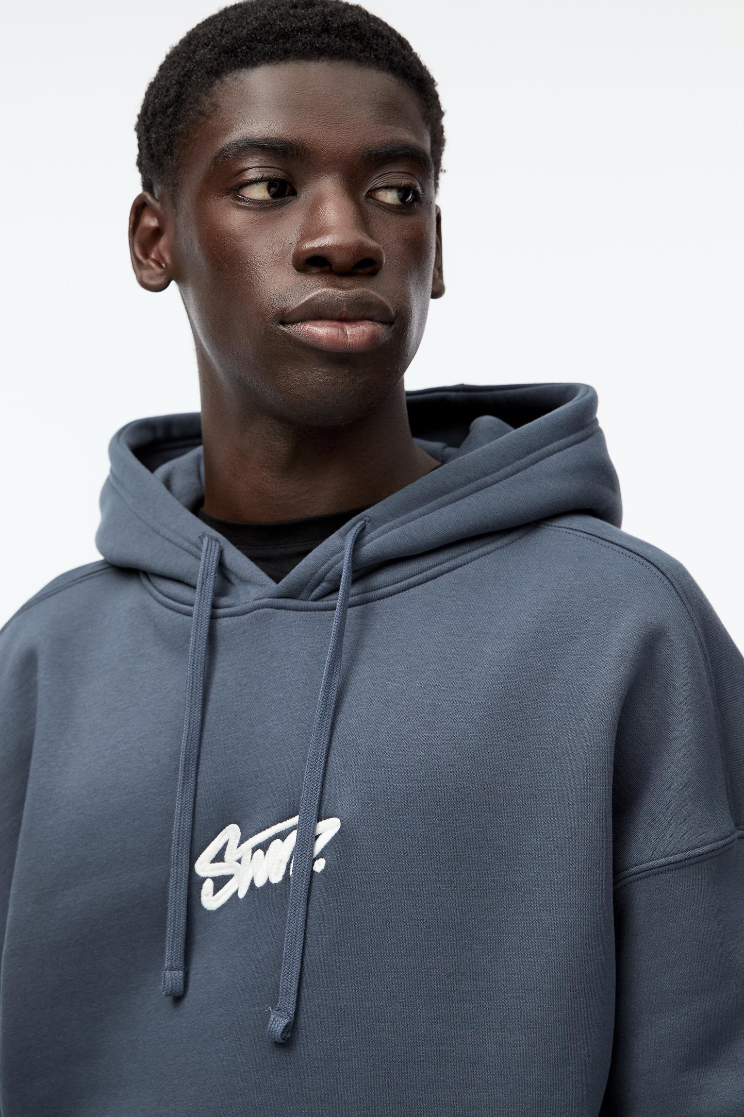 Pull And Bear Hoodie Blau Arcane Hoodie PULL&BEAR