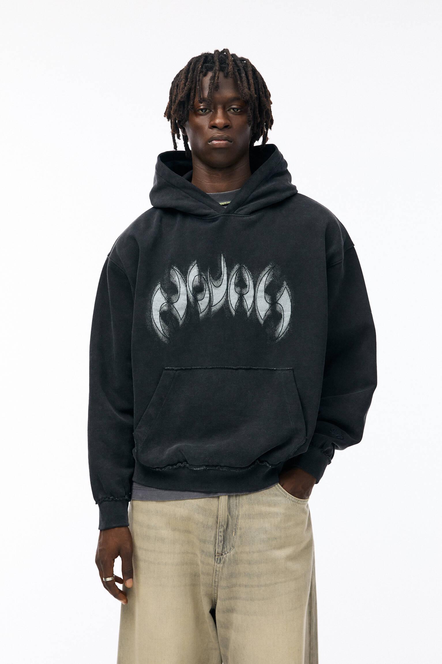 Hoodie Vetements Maxi STWD Black Graphic Sweatshirt (Vetements