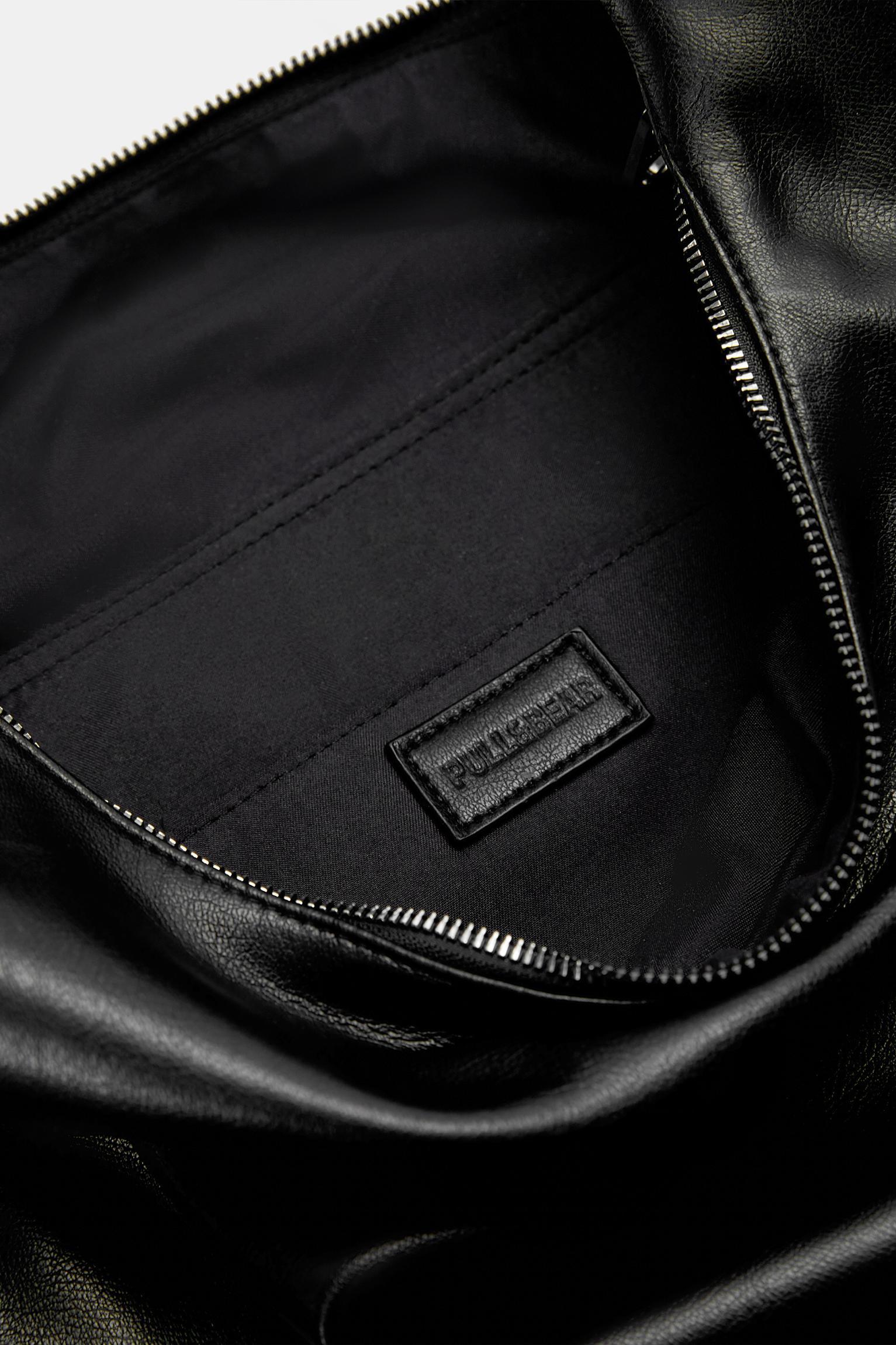 Pull&Bear Heart-Embellished Tote Bag in Black Lyst UK