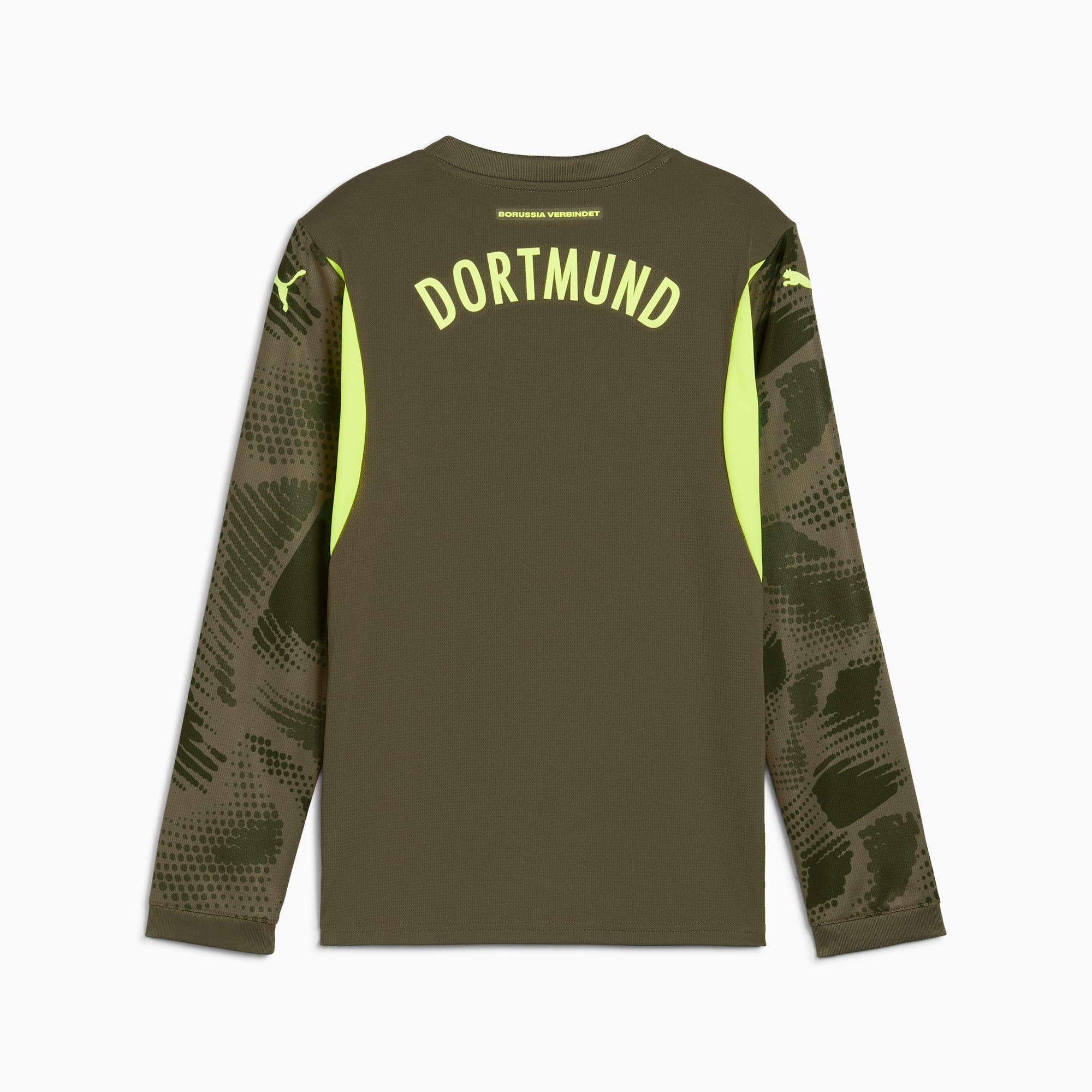 PUMA Borussia Dortmund Goalkeeper Long Sleeve Jersey in Green Lyst UK
