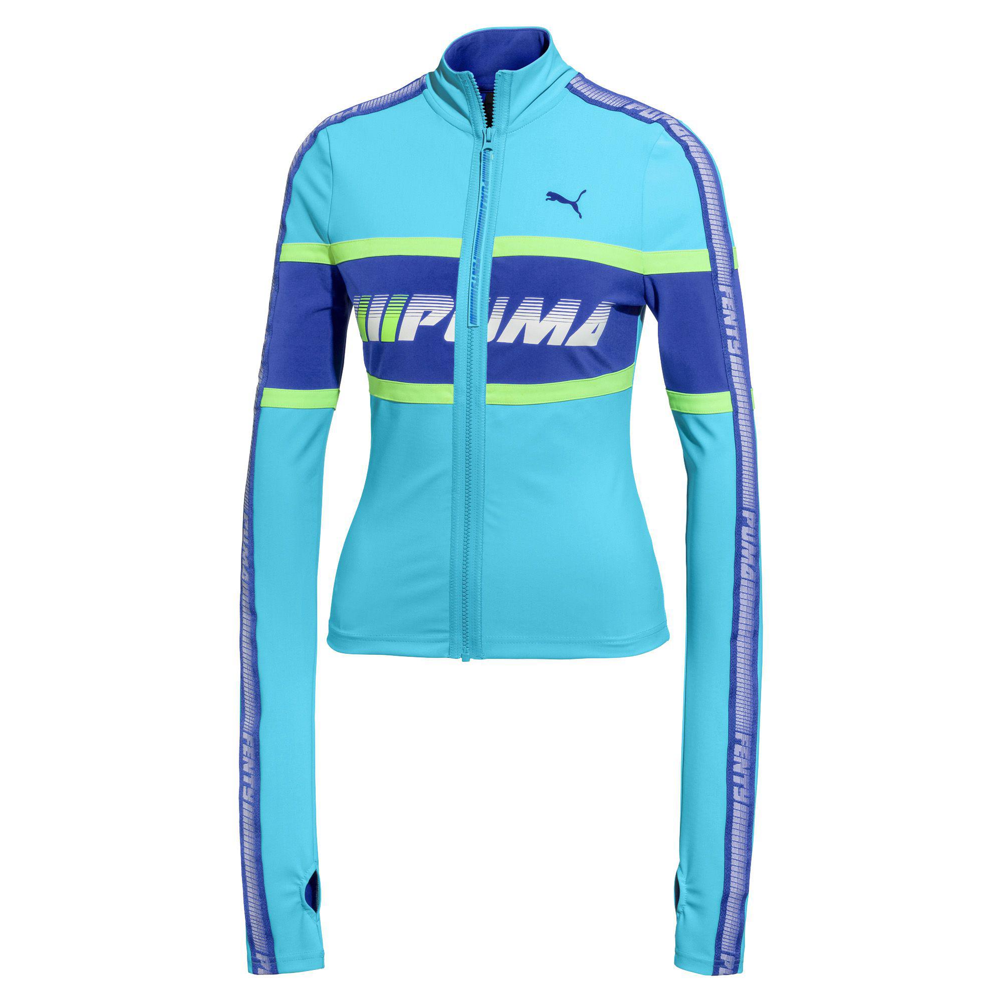 PUMA Synthetic Fenty Women's Fitted Racing Jacket in Blue - Lyst