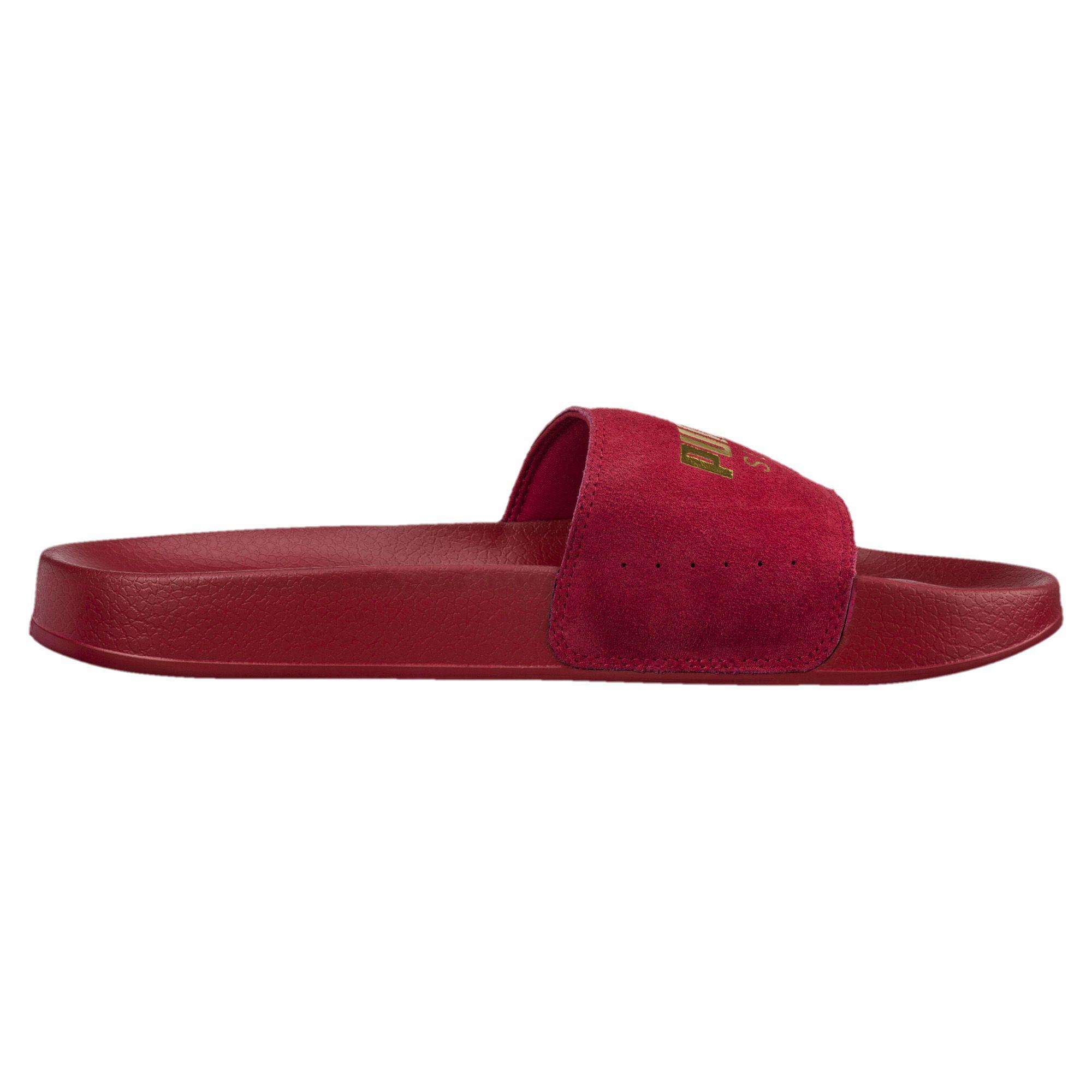 PUMA Suede Leadcat Sandals in Red for 