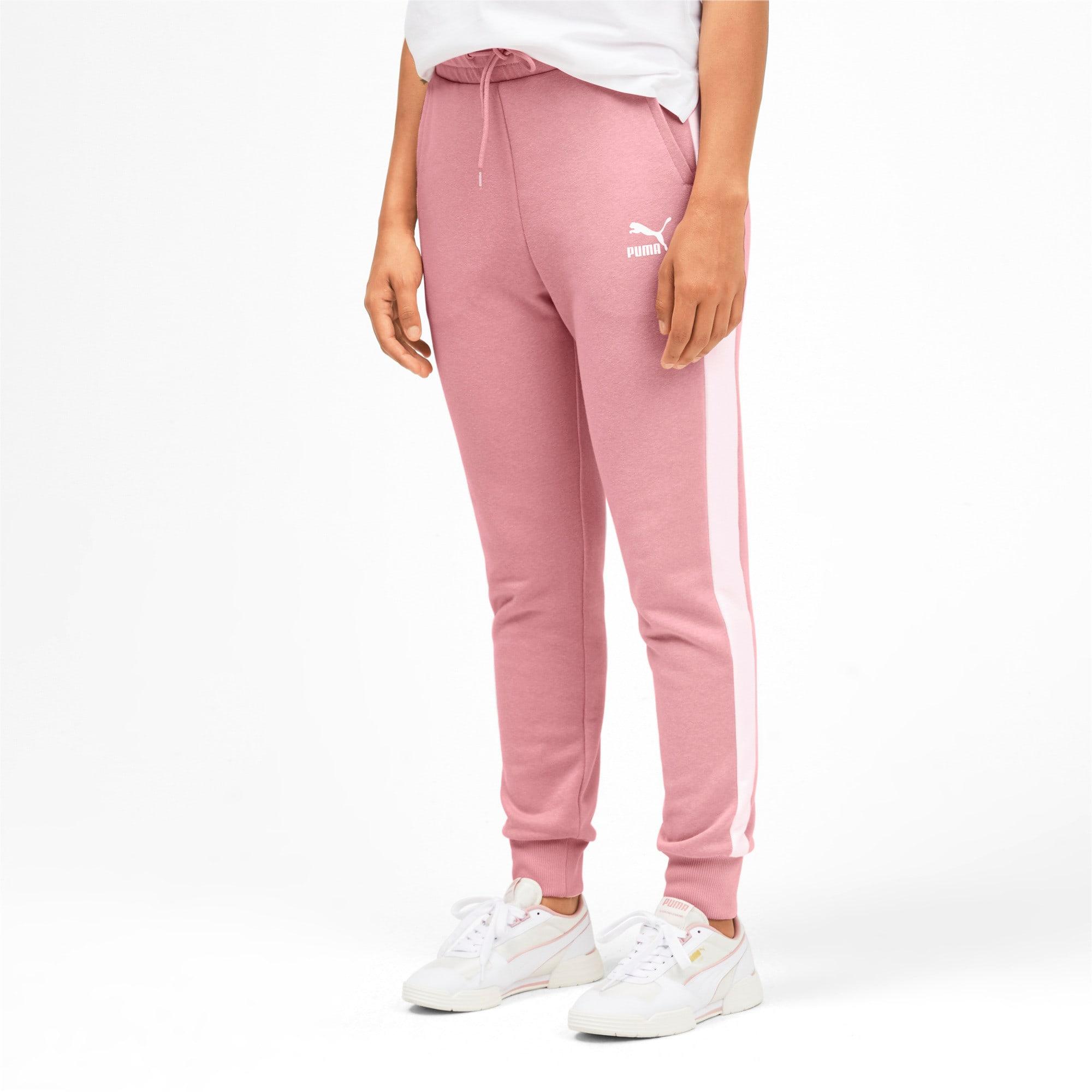 PUMA Cotton Classics T7 Women's Track Pants in 14 (Pink) - Lyst