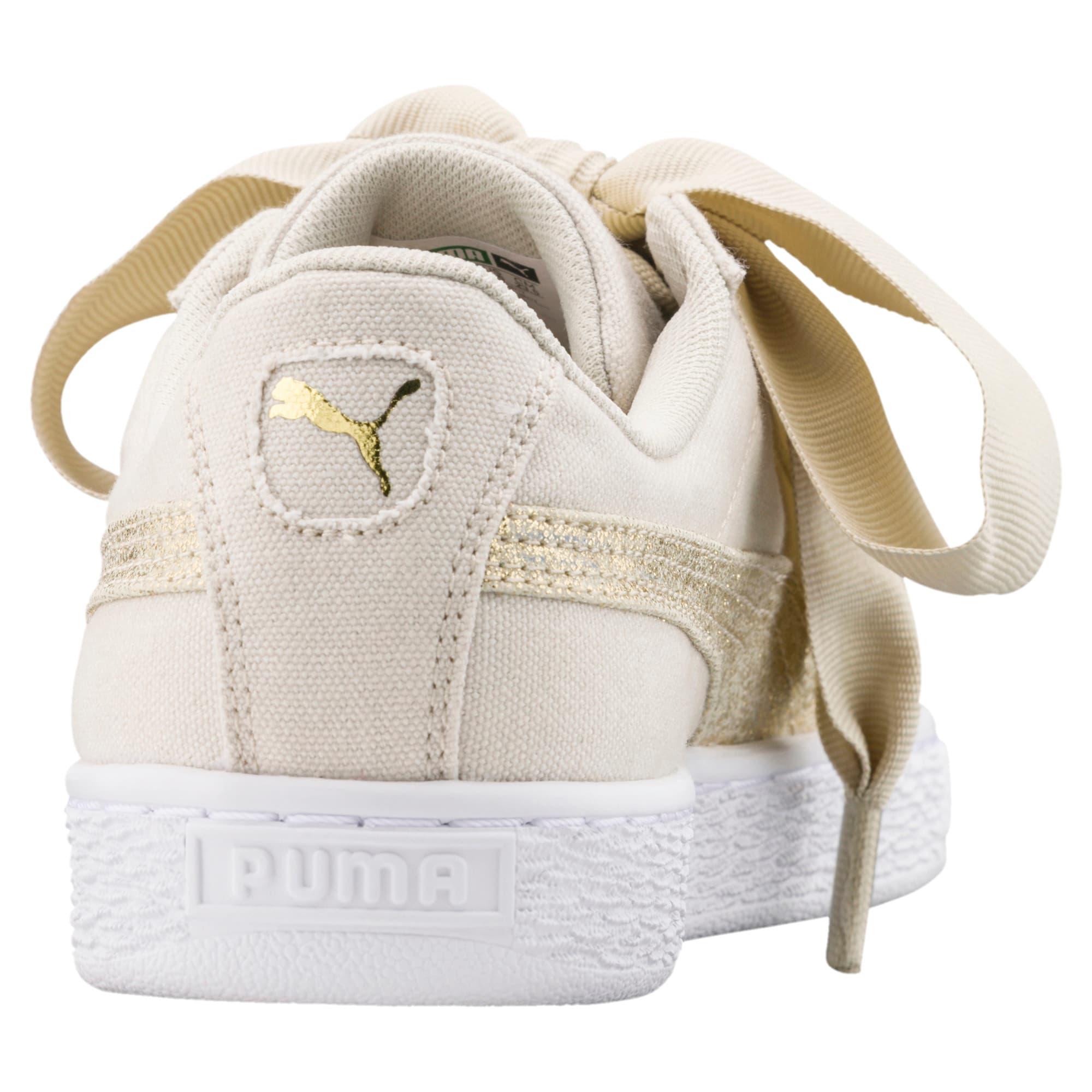 basket heart canvas women's sneakers