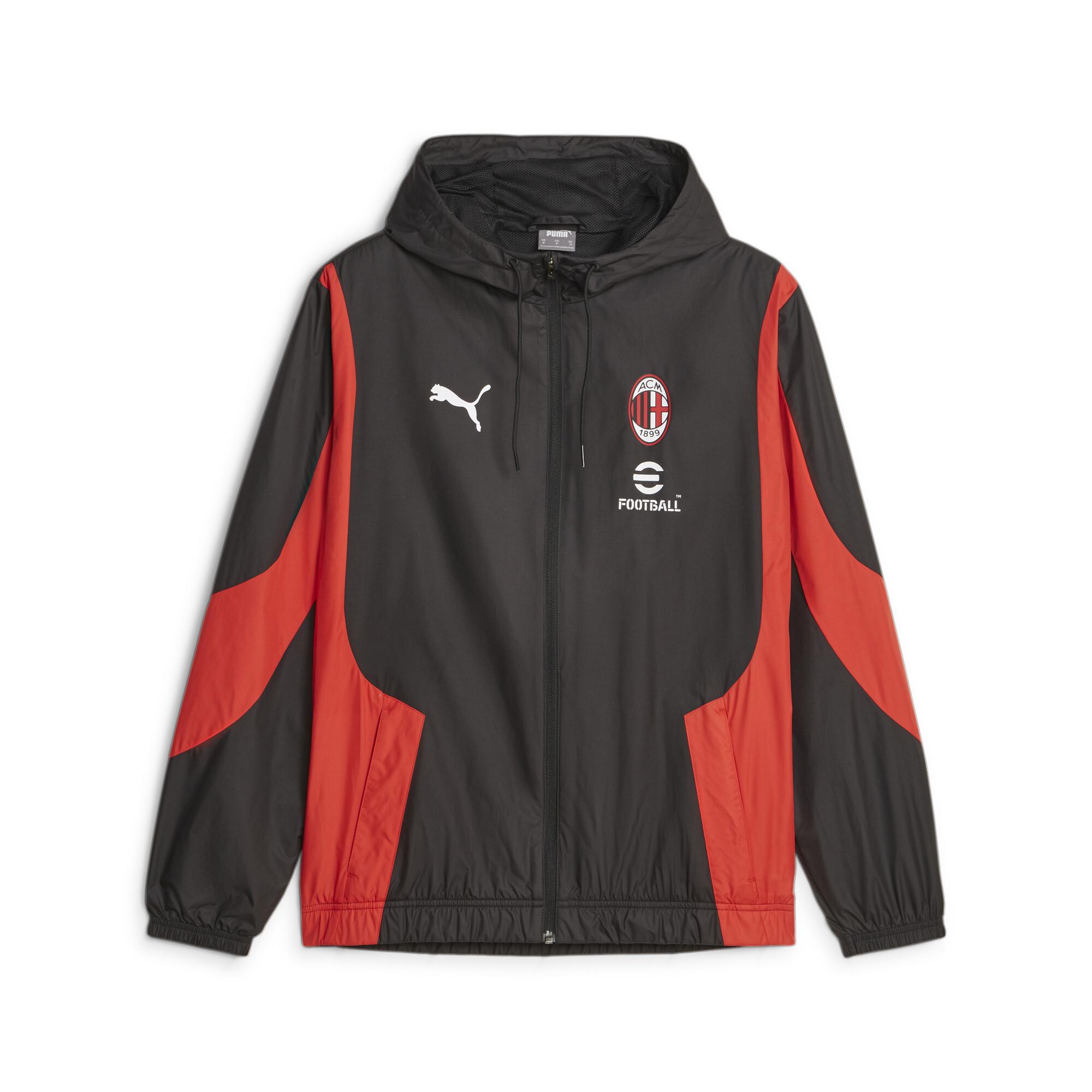 PUMA Ac Milan Prematch Jacket for Men | Lyst