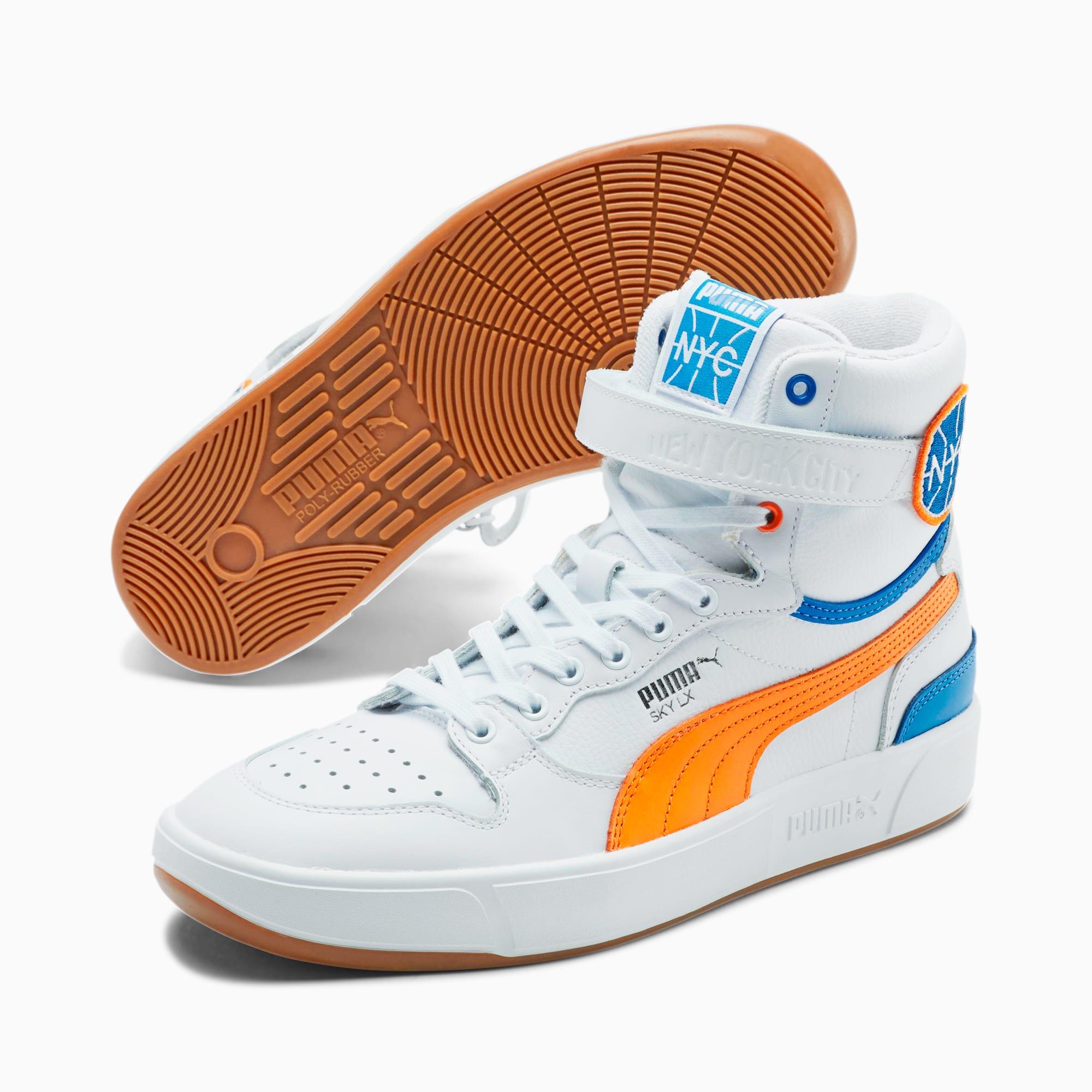 PUMA Leather Sky Lx Mid Athletic Nyc Sneakers - Lyst