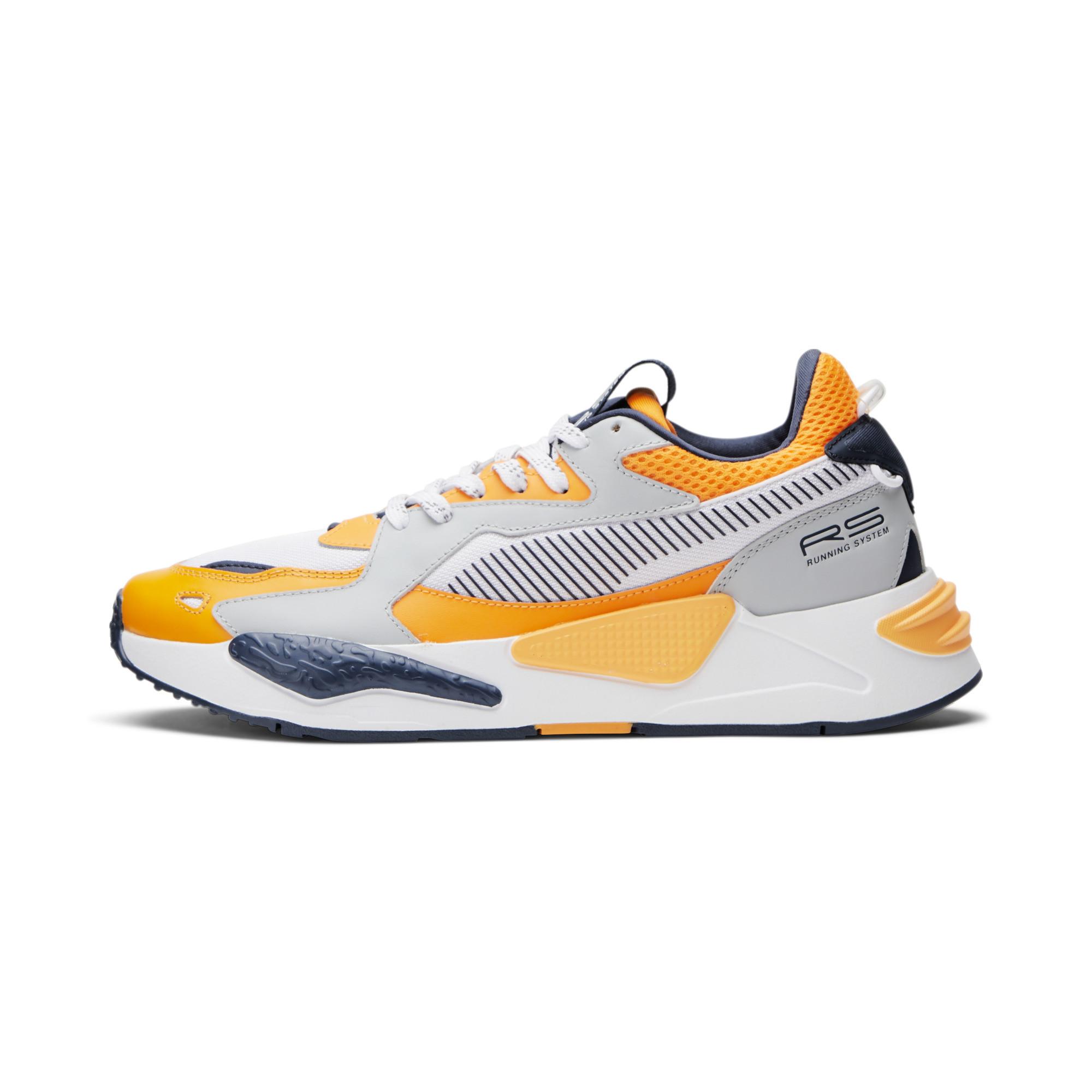 orange puma shoes