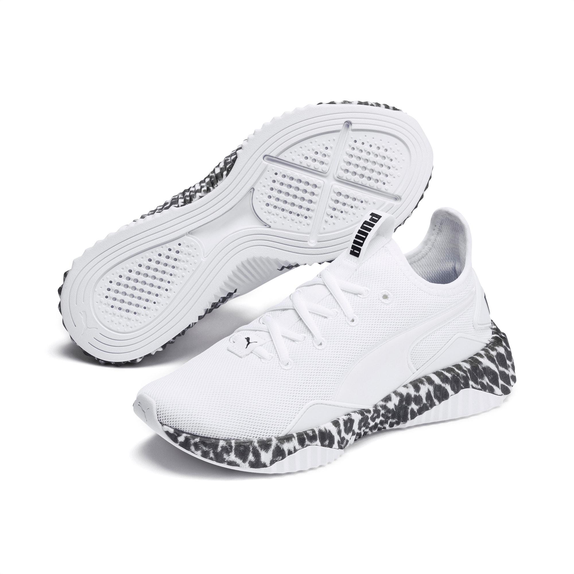 puma defy all white