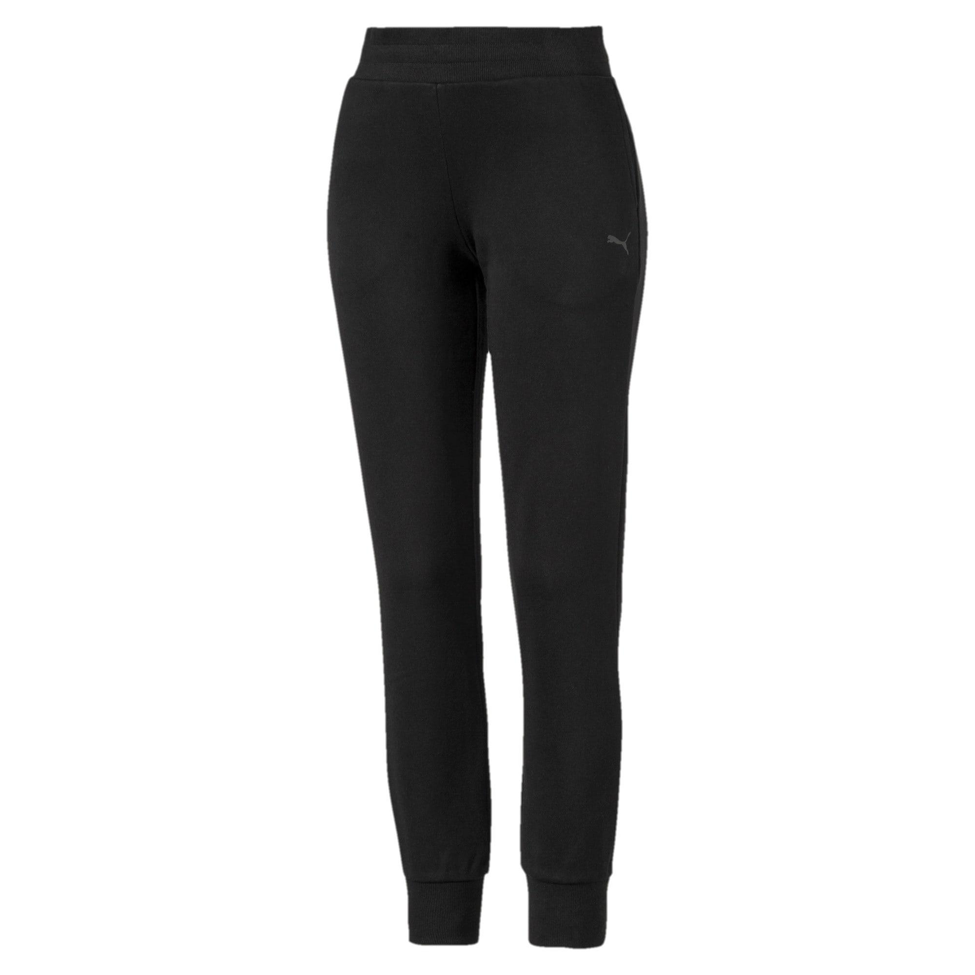 PUMA Essentials Women's Fleece Sweatpants in 61 (Black) - Lyst