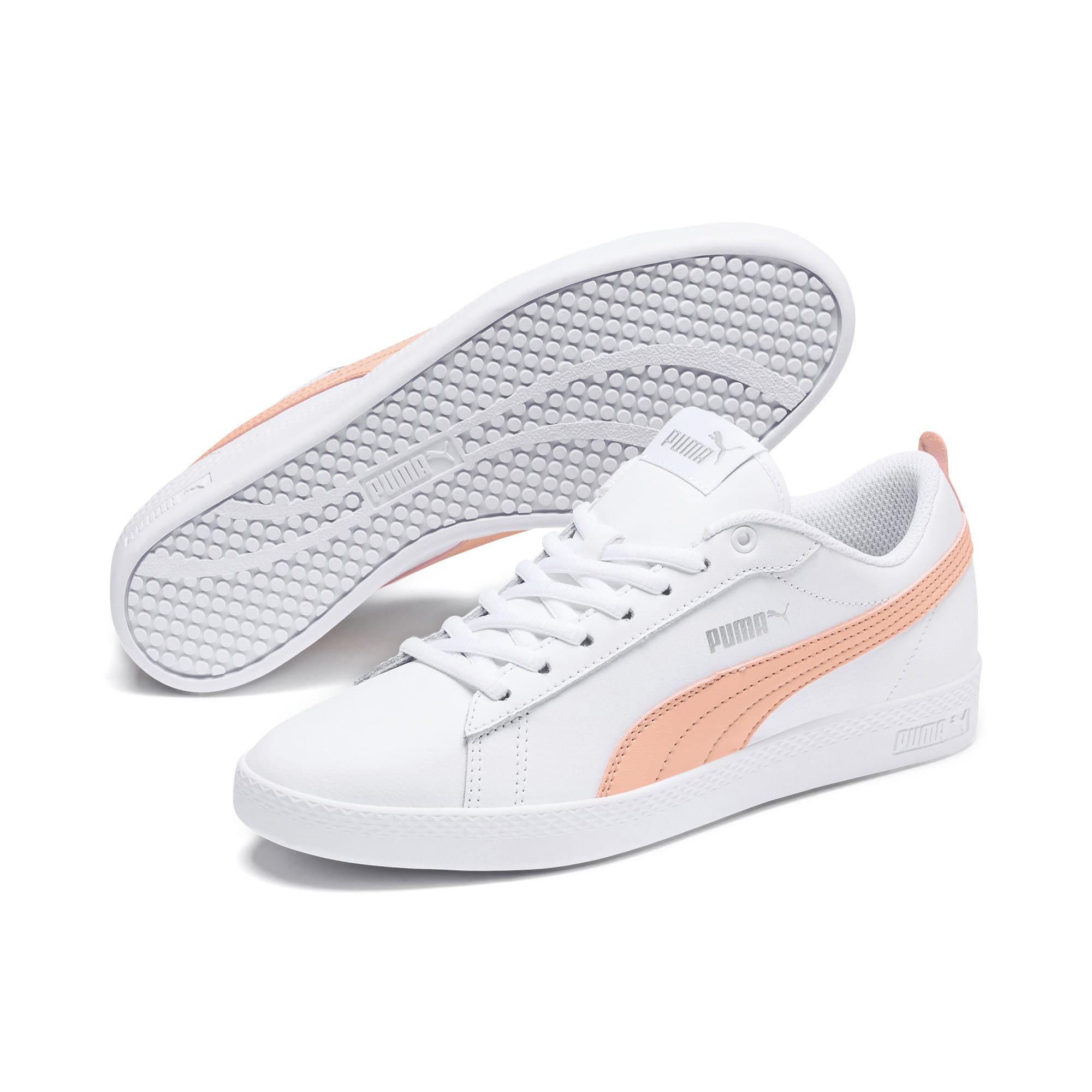 puma smash v2 leather white
