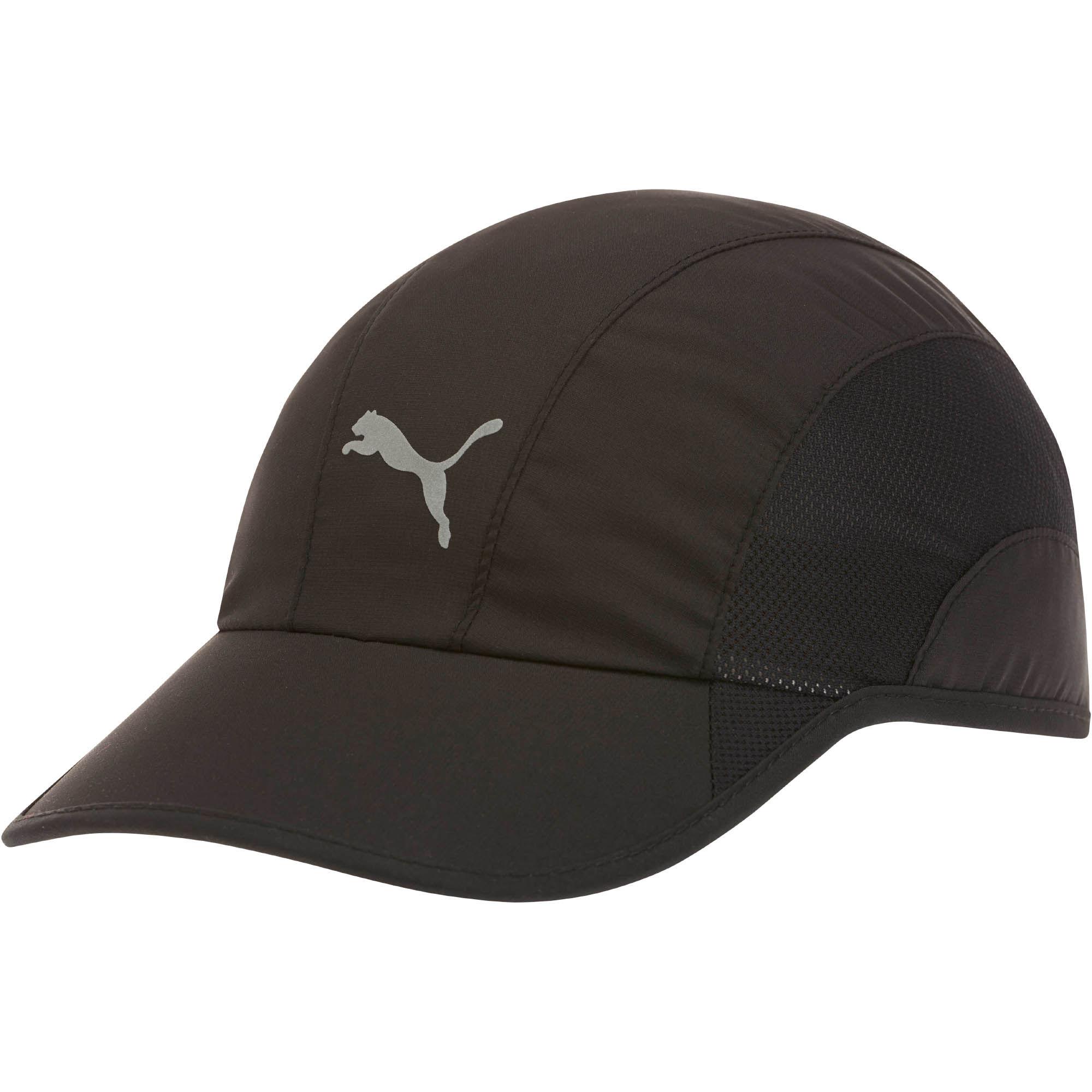 PUMA Synthetic Lightweight Running Hat in Black/Silver (Black) for Men |  Lyst