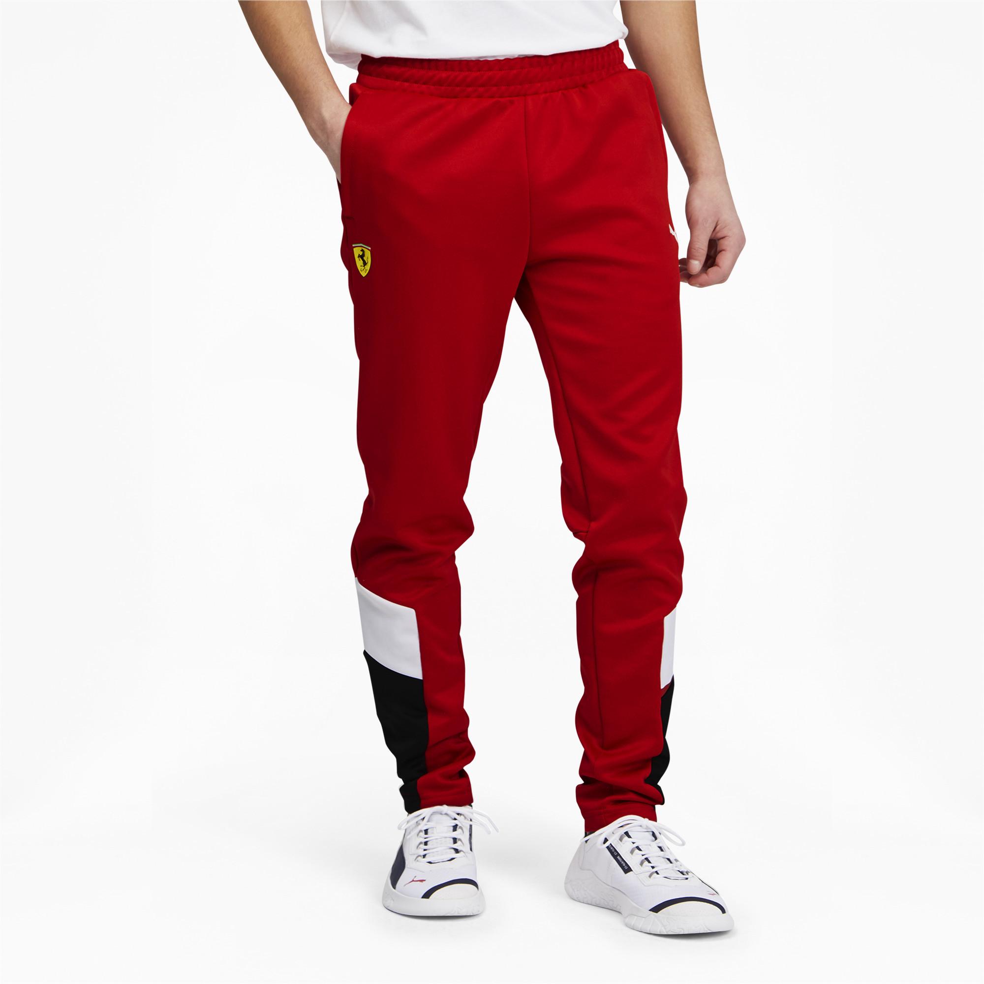 PUMA Scuderia Ferrari Race Mcs Track Pants in Red for Men - Lyst