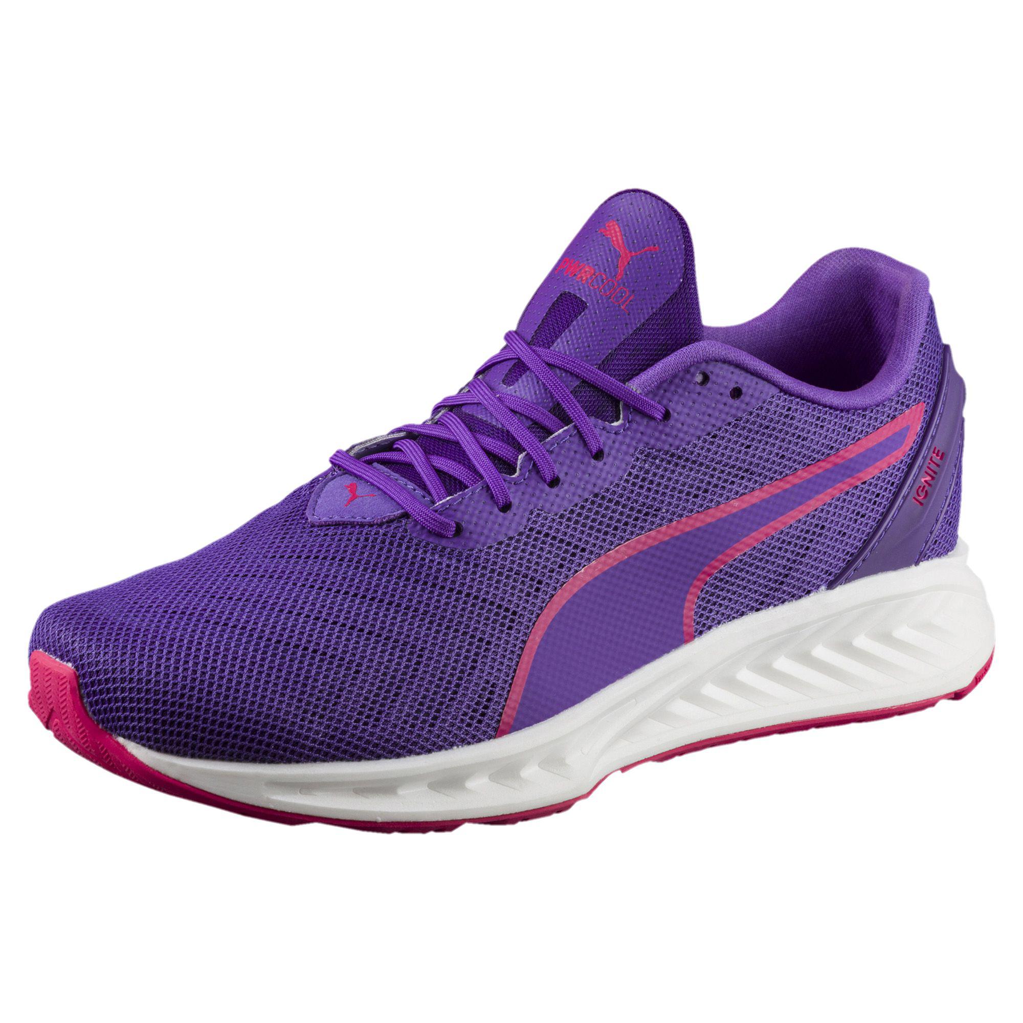 PUMA Rubber Ignite 3 Pwrcool Women's Running Shoes in Purple - Lyst