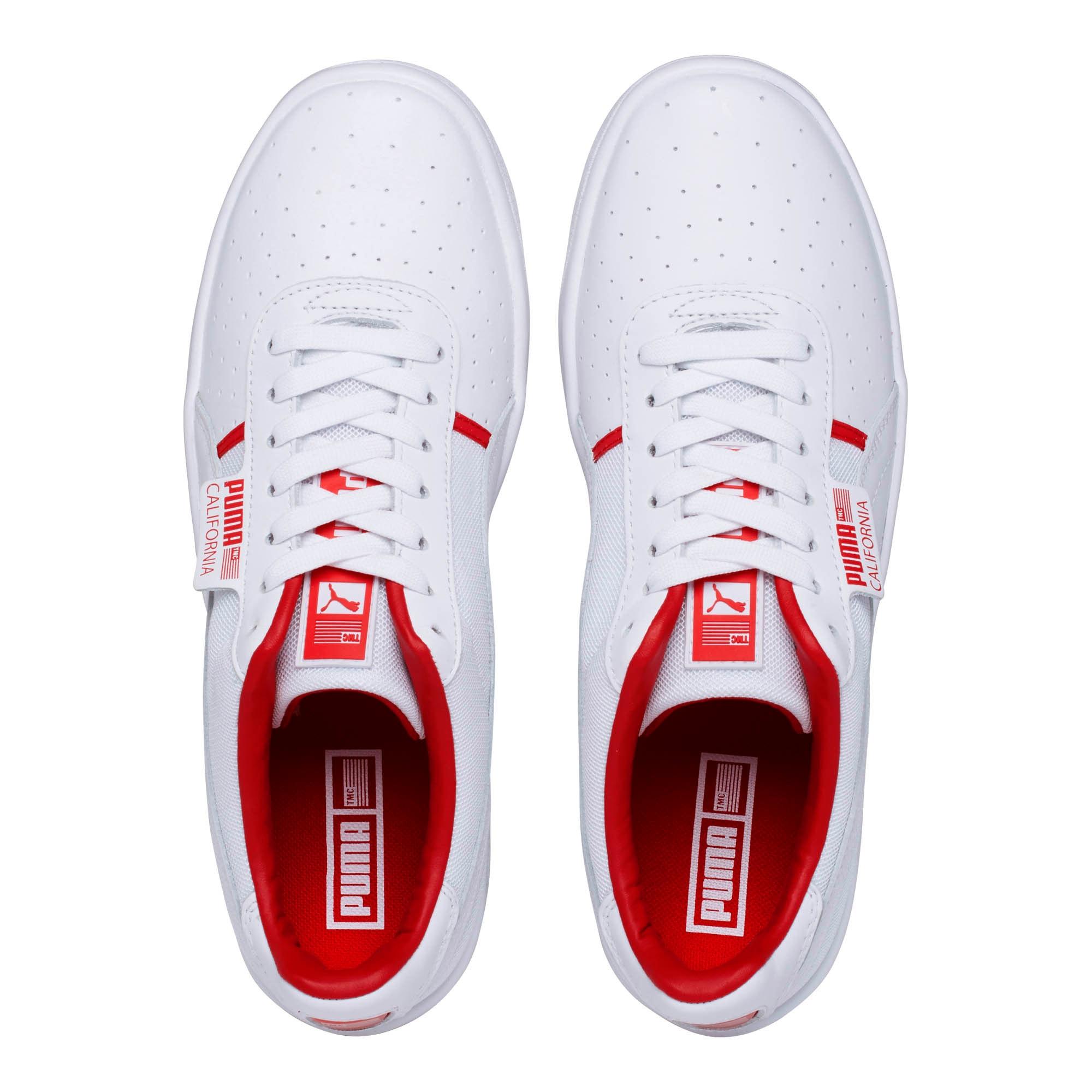 PUMA Leather X Tmc California Casual Sneakers in White - Lyst