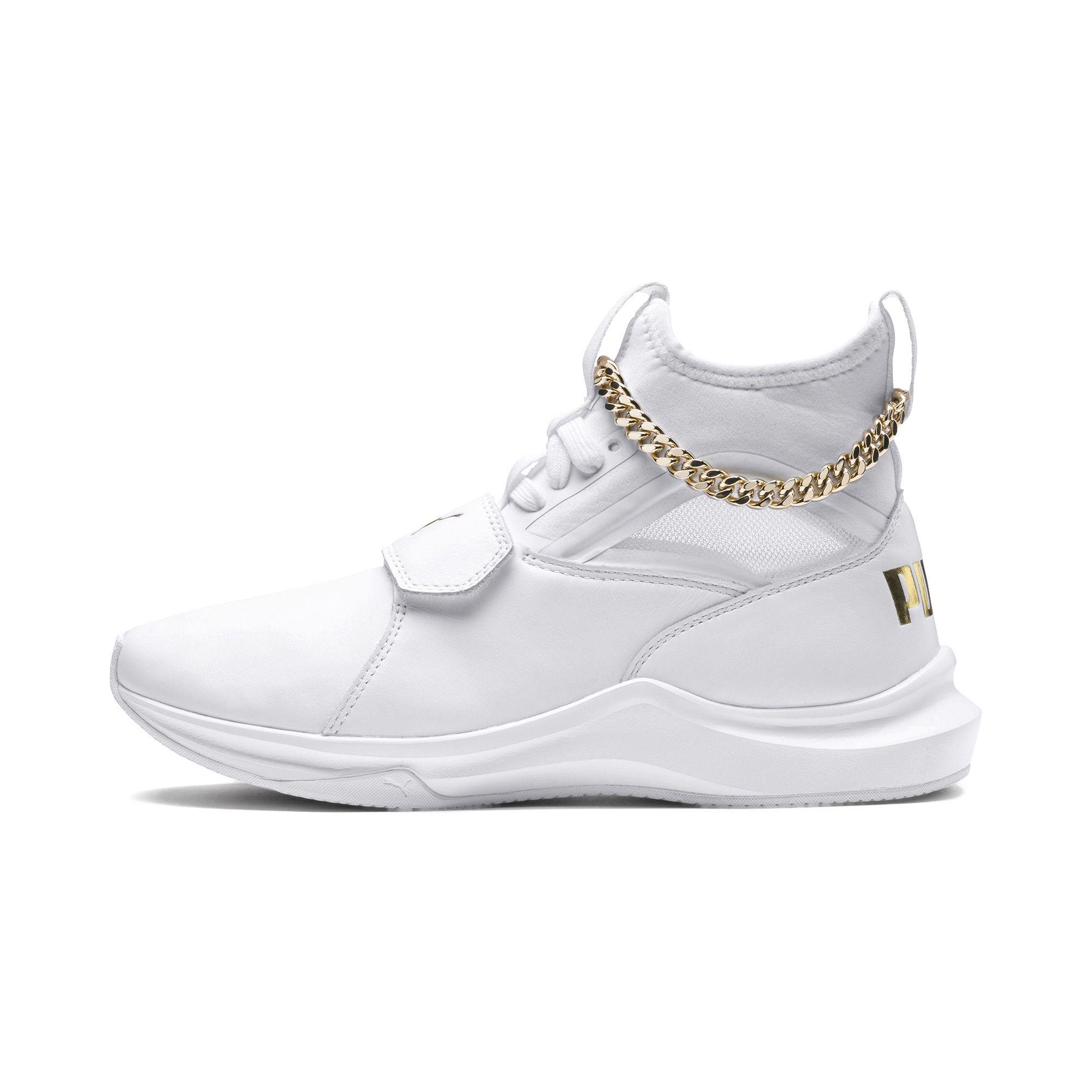 PUMA Leather Phenom Lux Women's Sneakers in White | Lyst