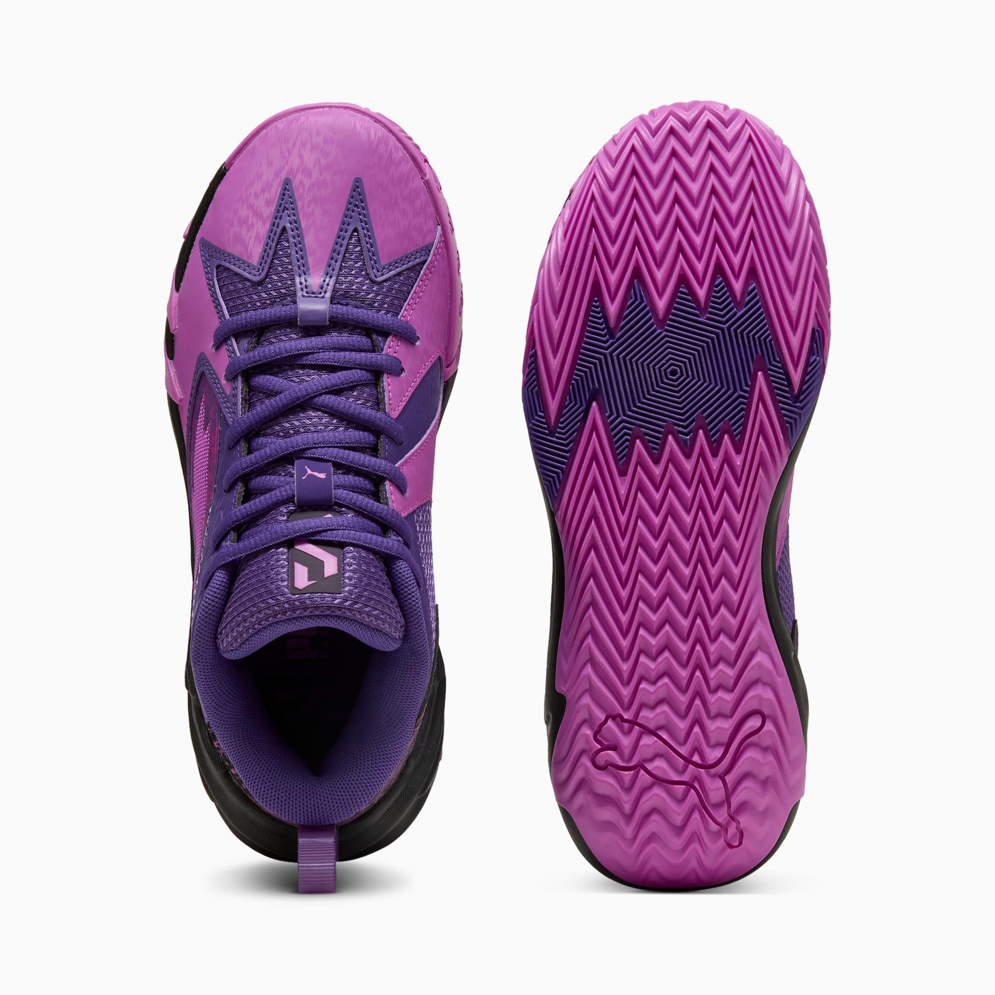 PUMA Scoot Zeros Pl Basketball Shoes Youth, Pure in Purple for Men