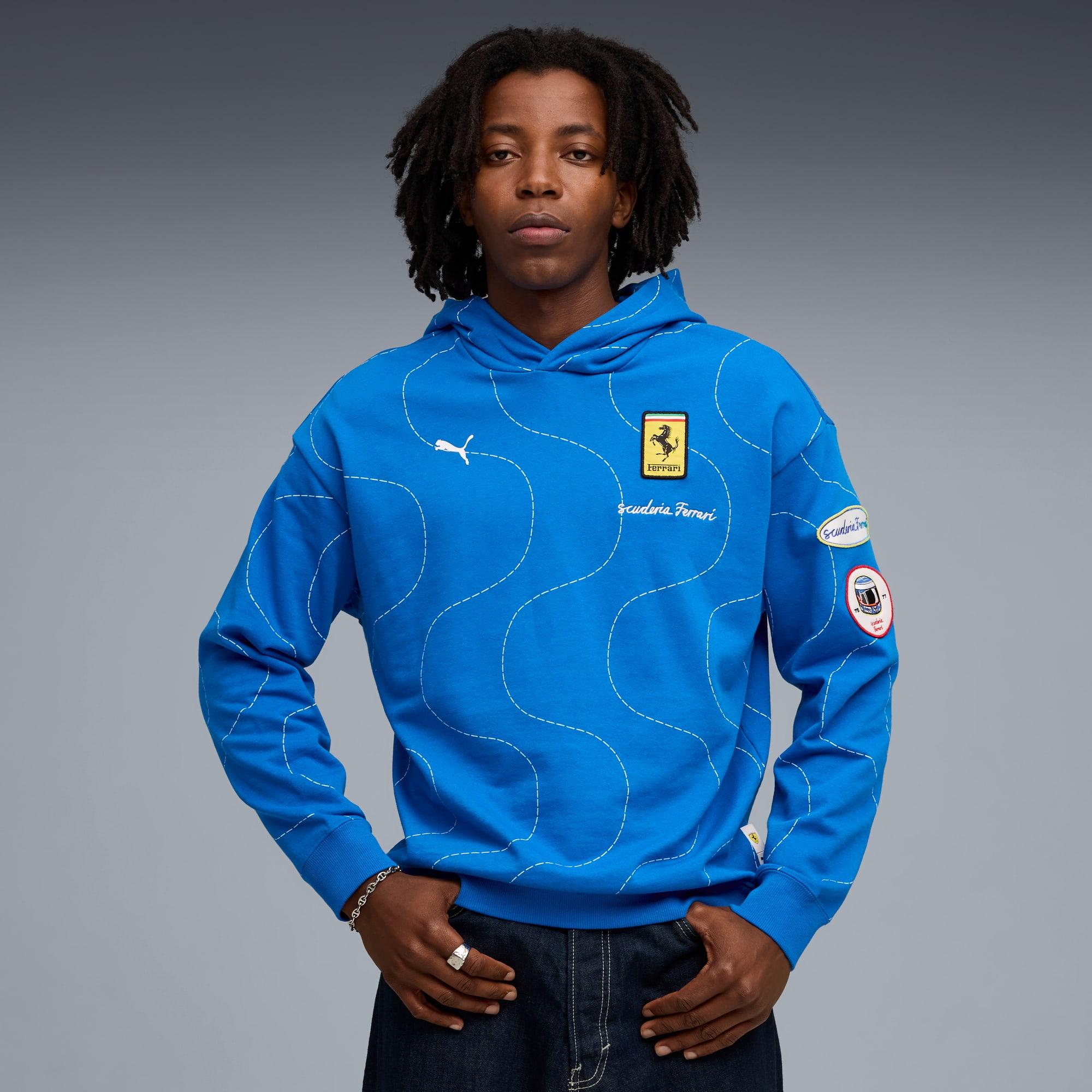 PUMA Scuderia Ferrari Monza Hoodie Shoes in Blue for Men Lyst UK