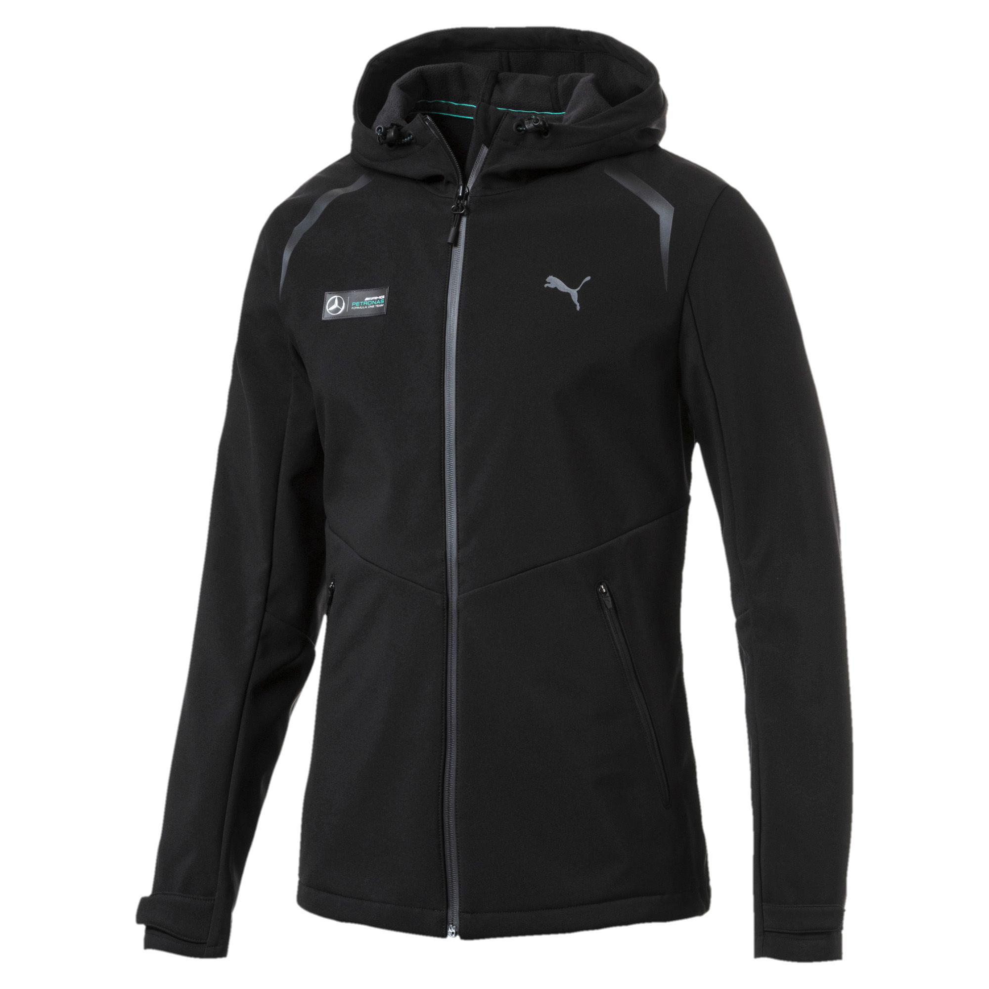 PUMA Synthetic Mercedes Amg Petronas Vent Softshell Jacket in Black for ...