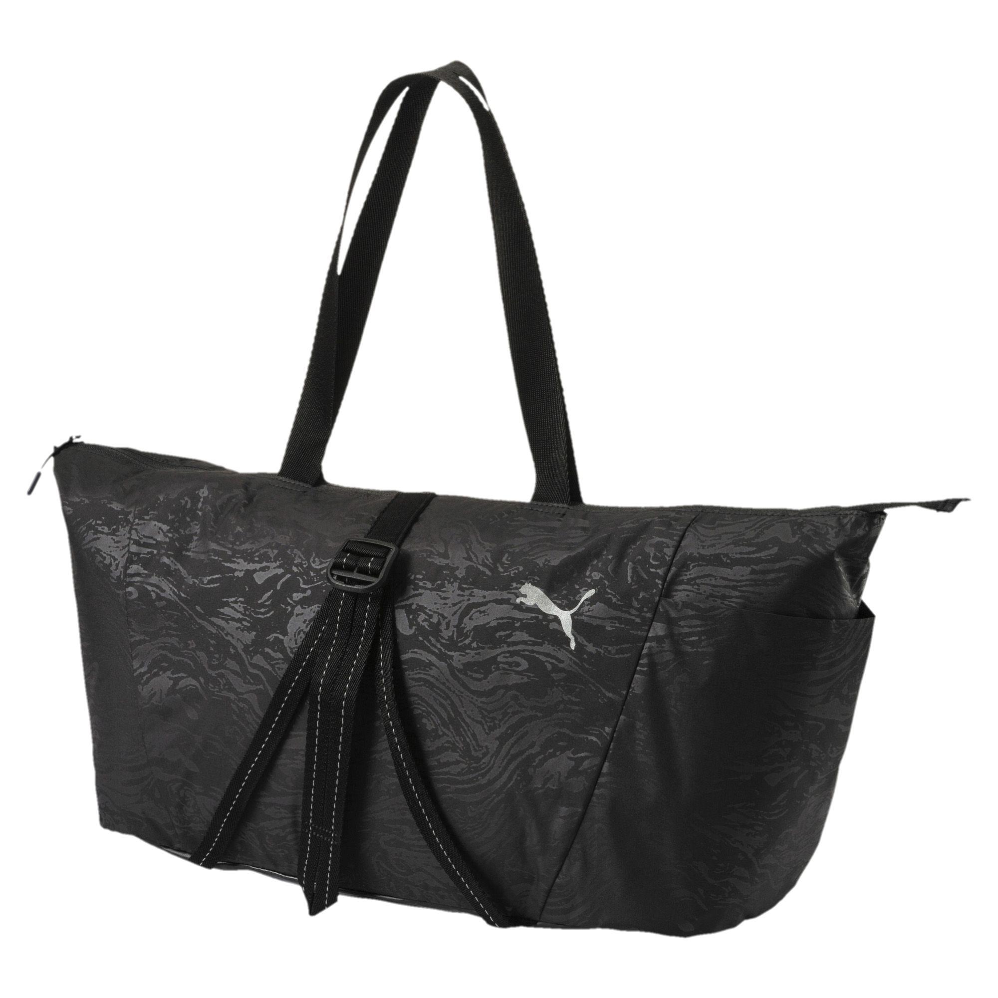 puma leather sports bag