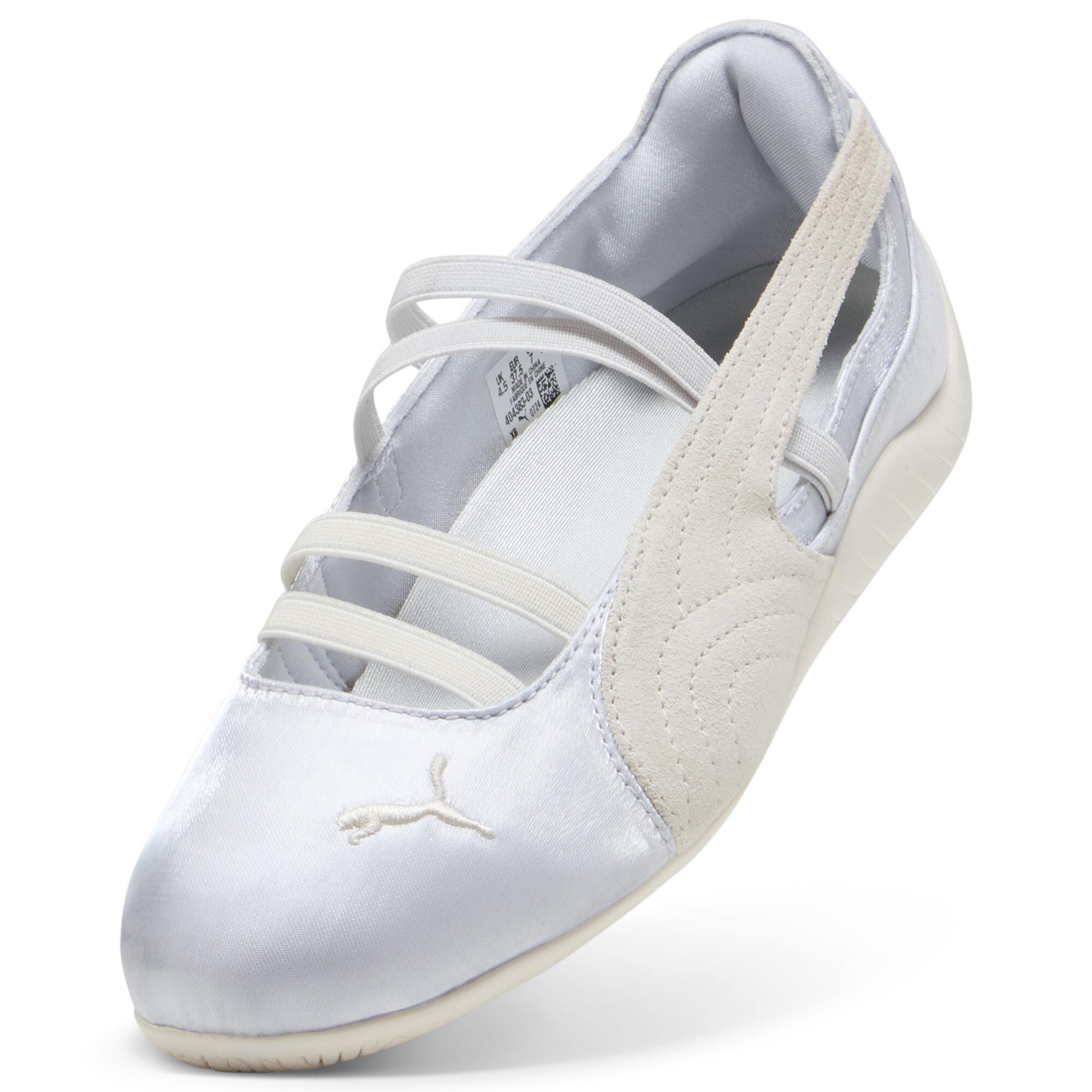 PUMA Speedcat Ballet Satin Shoes in White | Lyst