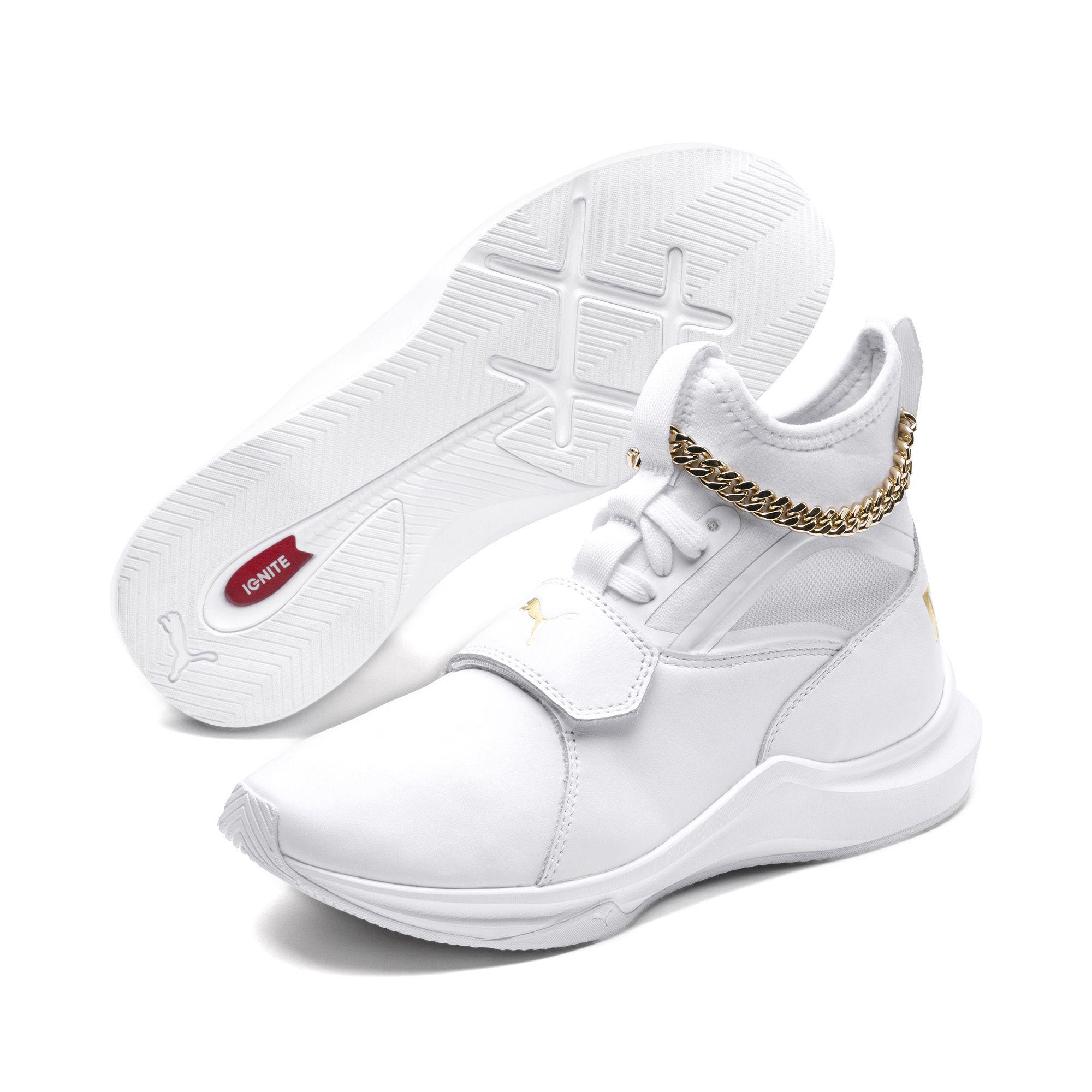 PUMA Leather Phenom Lux Women's Sneakers in White - Lyst