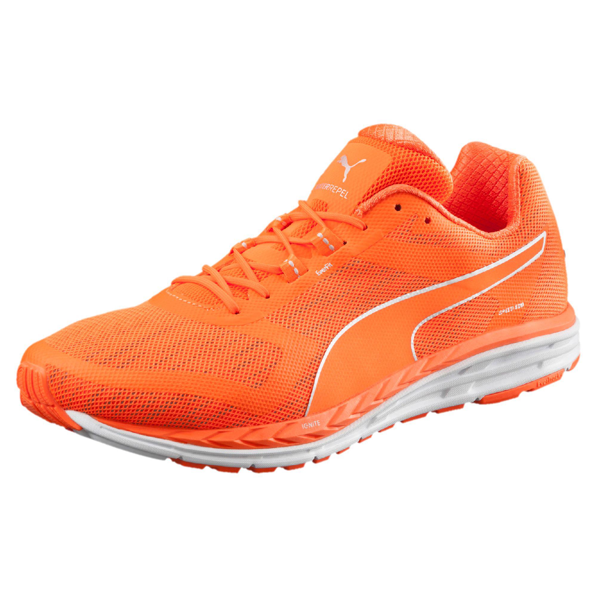 PUMA Speed 500 Ignite Nightcat Men's Running Shoes in Orange-Silver-Orange  (Orange) for Men | Lyst