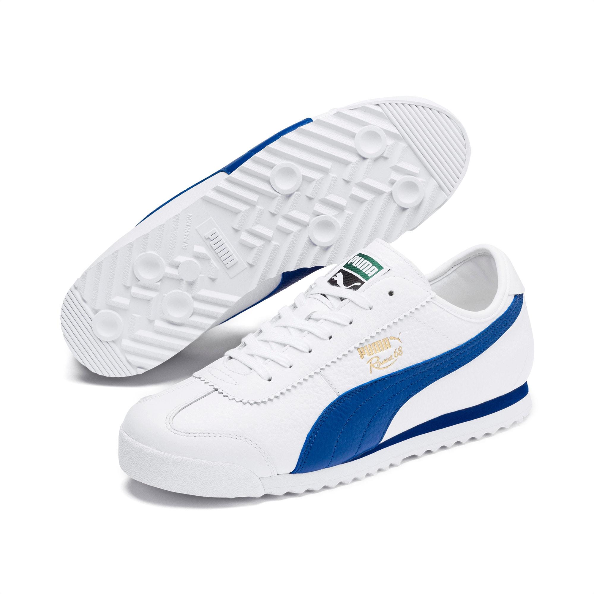 puma roma 68 blue yellow