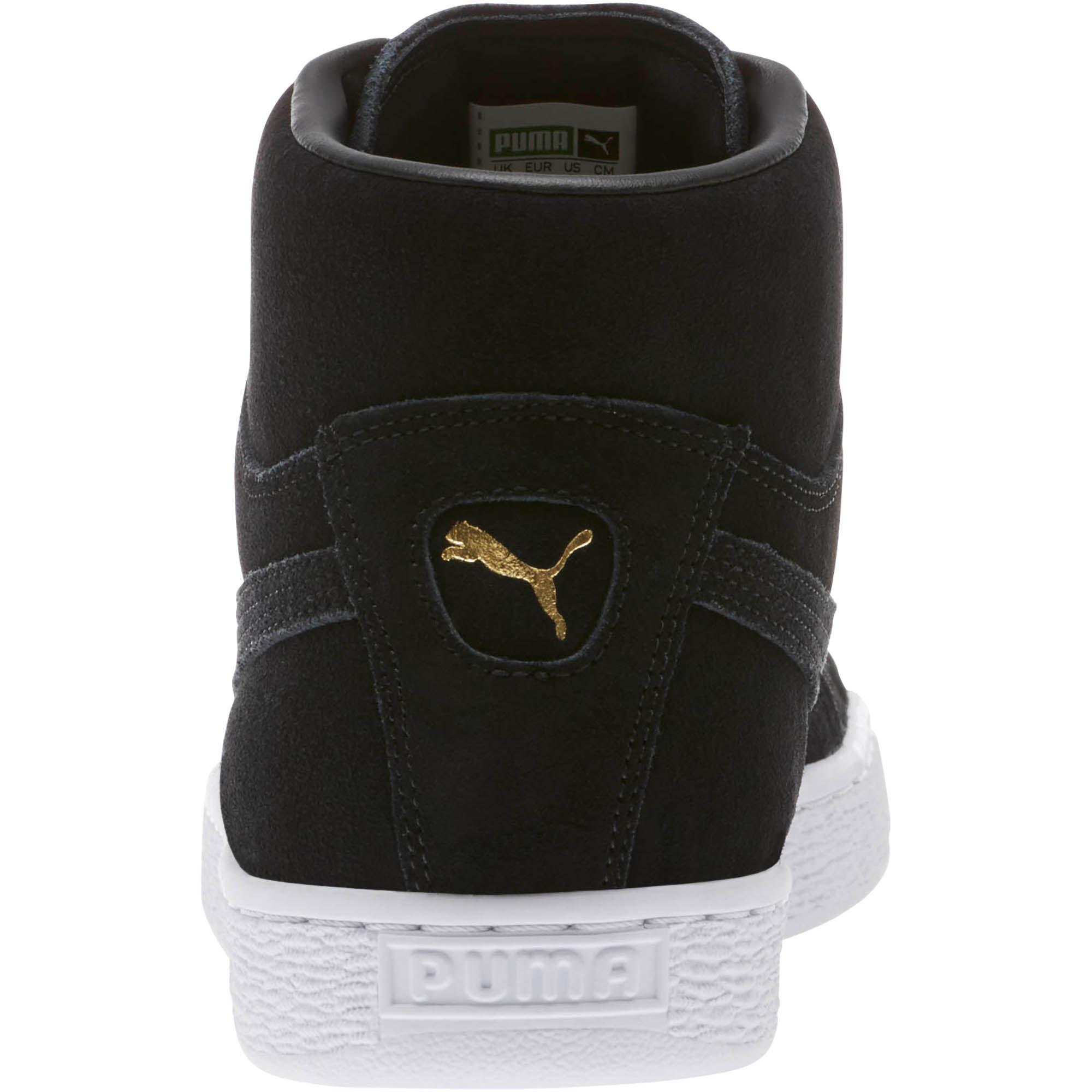 PUMA Suede Classic Mid Sneakers in Black for Men - Lyst