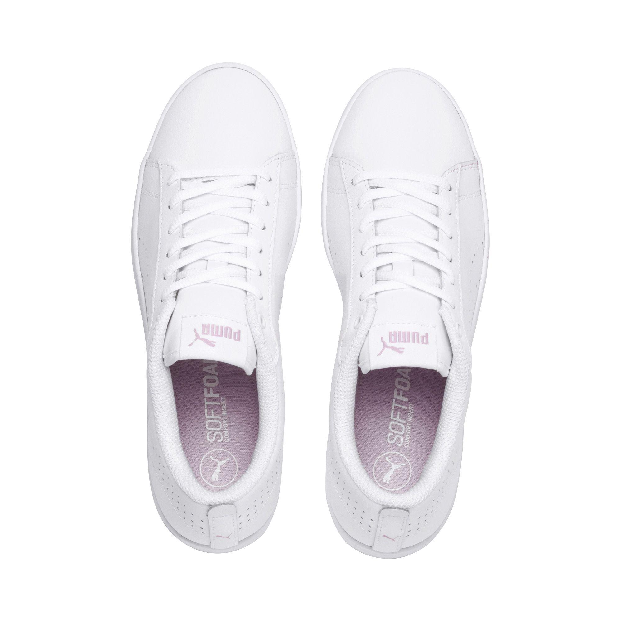 puma smash v2 white womens