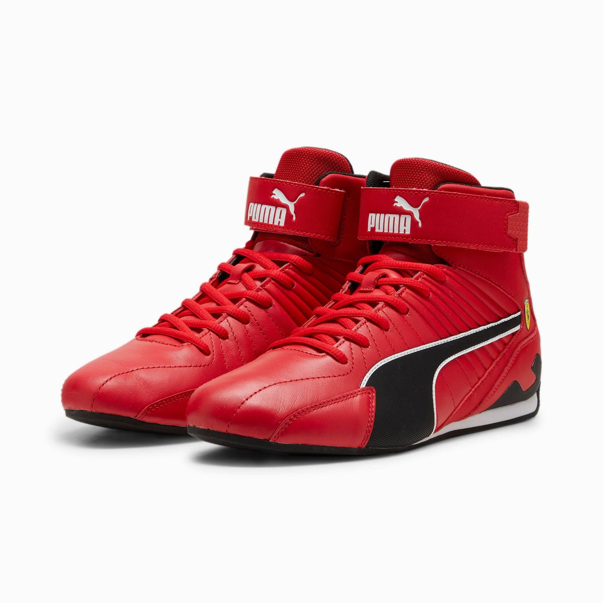 PUMA Scuderia Ferrari Kart Cat Rl Mid Motorsport Sneakers in Red