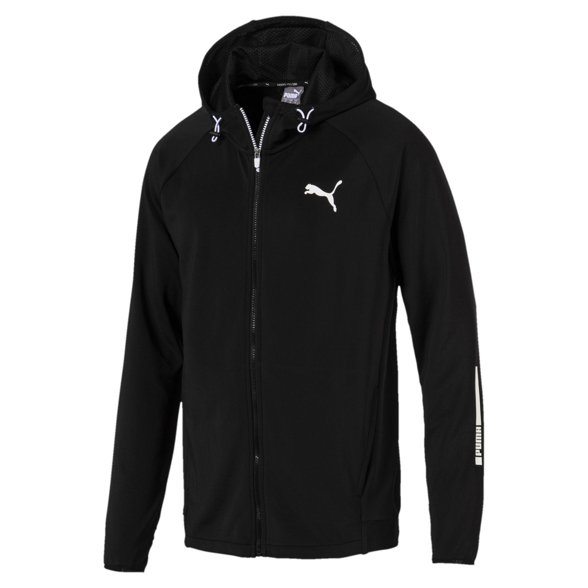 PUMA Synthetic Tec Sports Fz Hoodie in 