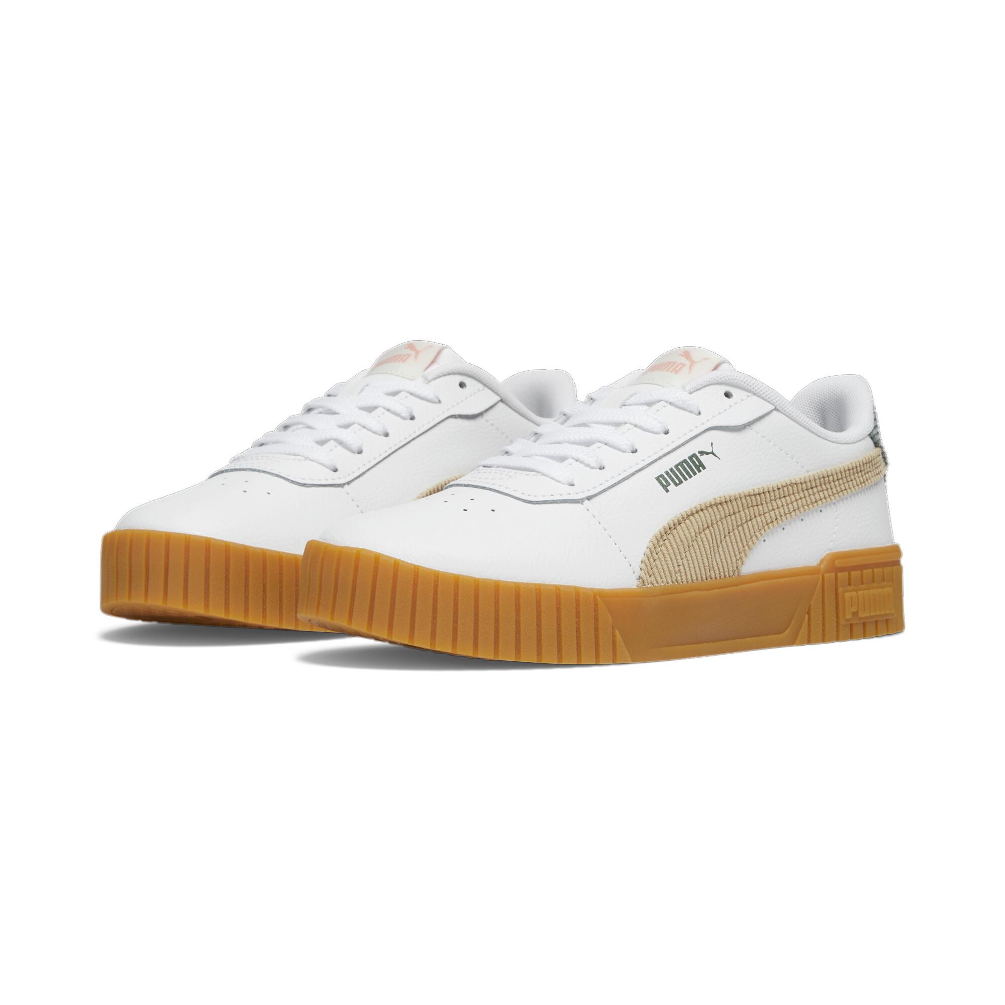 PUMA Carina 2.0 Corduroy Sneakers in White | Lyst