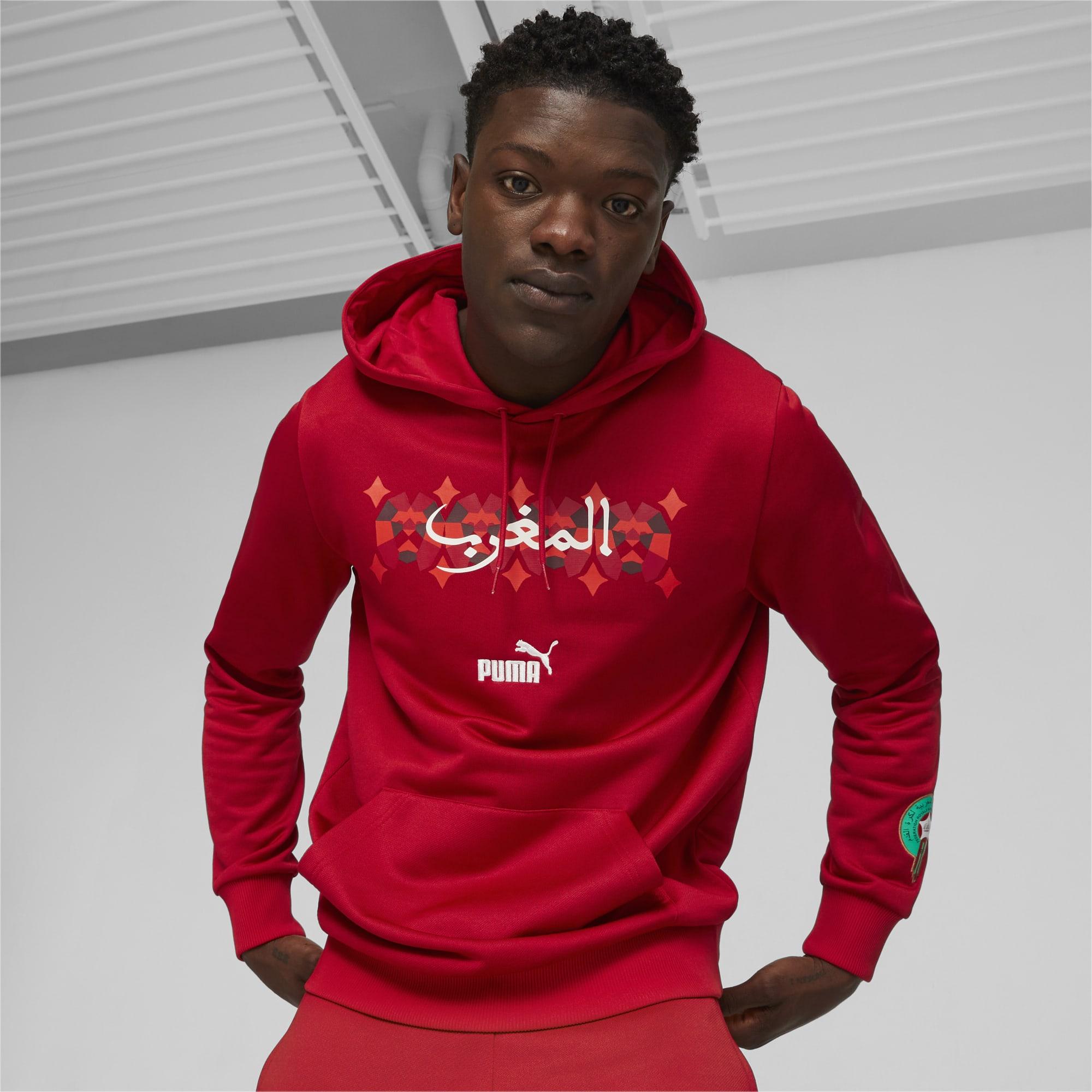PUMA Morocco Ftblculture Hoodie in het Rood voor heren Lyst NL