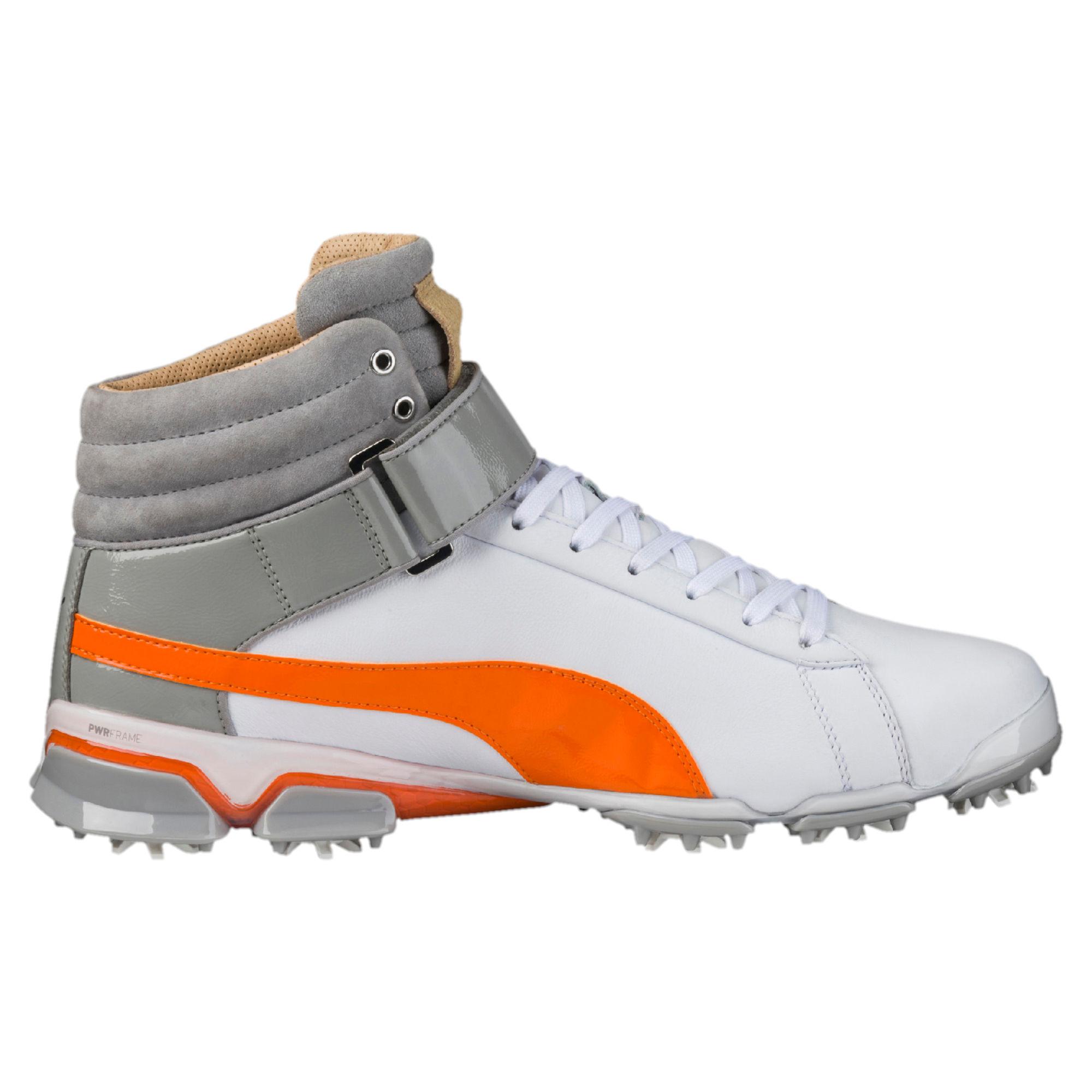 PUMA Leather Titantour Ignite High-top Men's Golf Shoes in White for Men |  Lyst