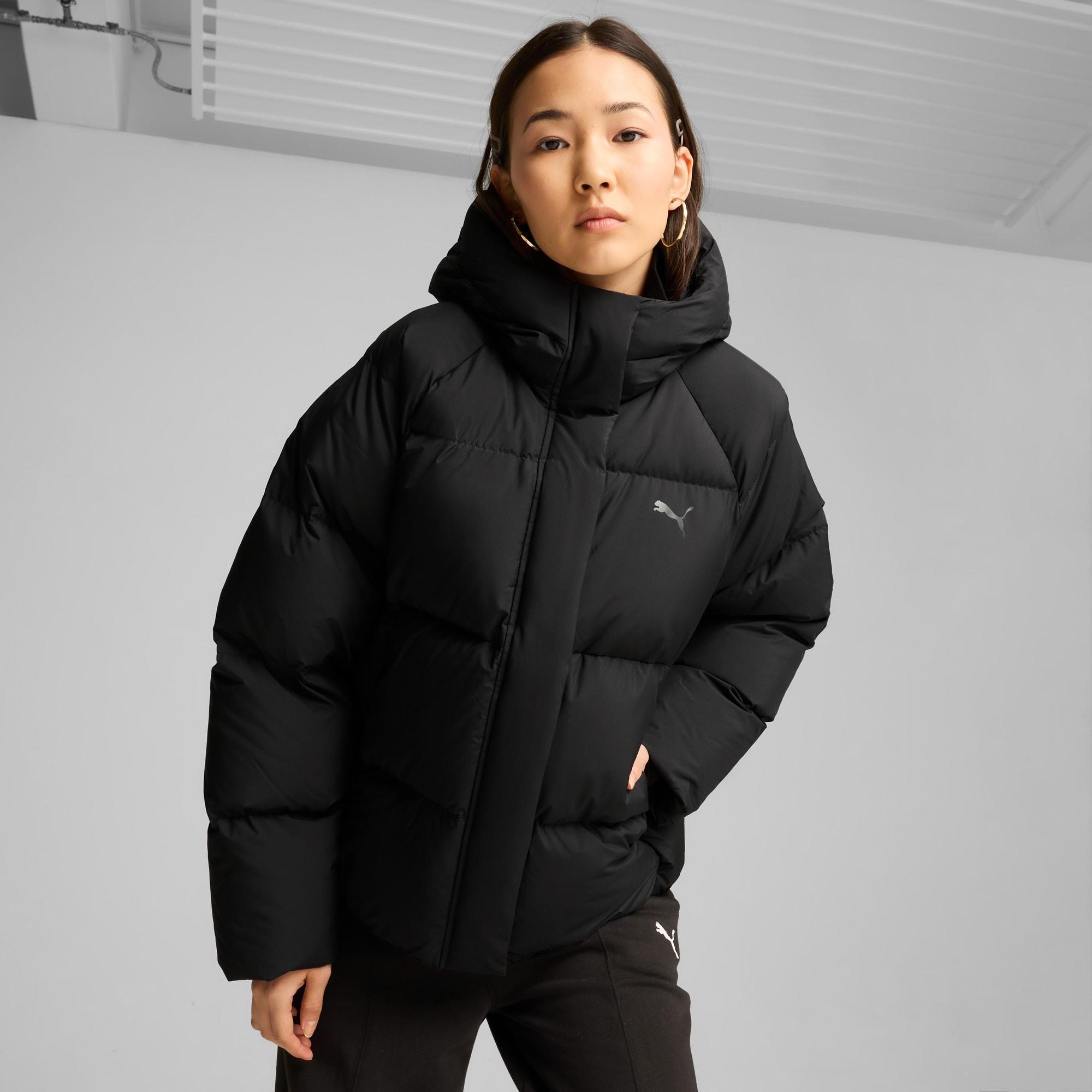 PUMA Down Puffer Jacket in Black Lyst UK