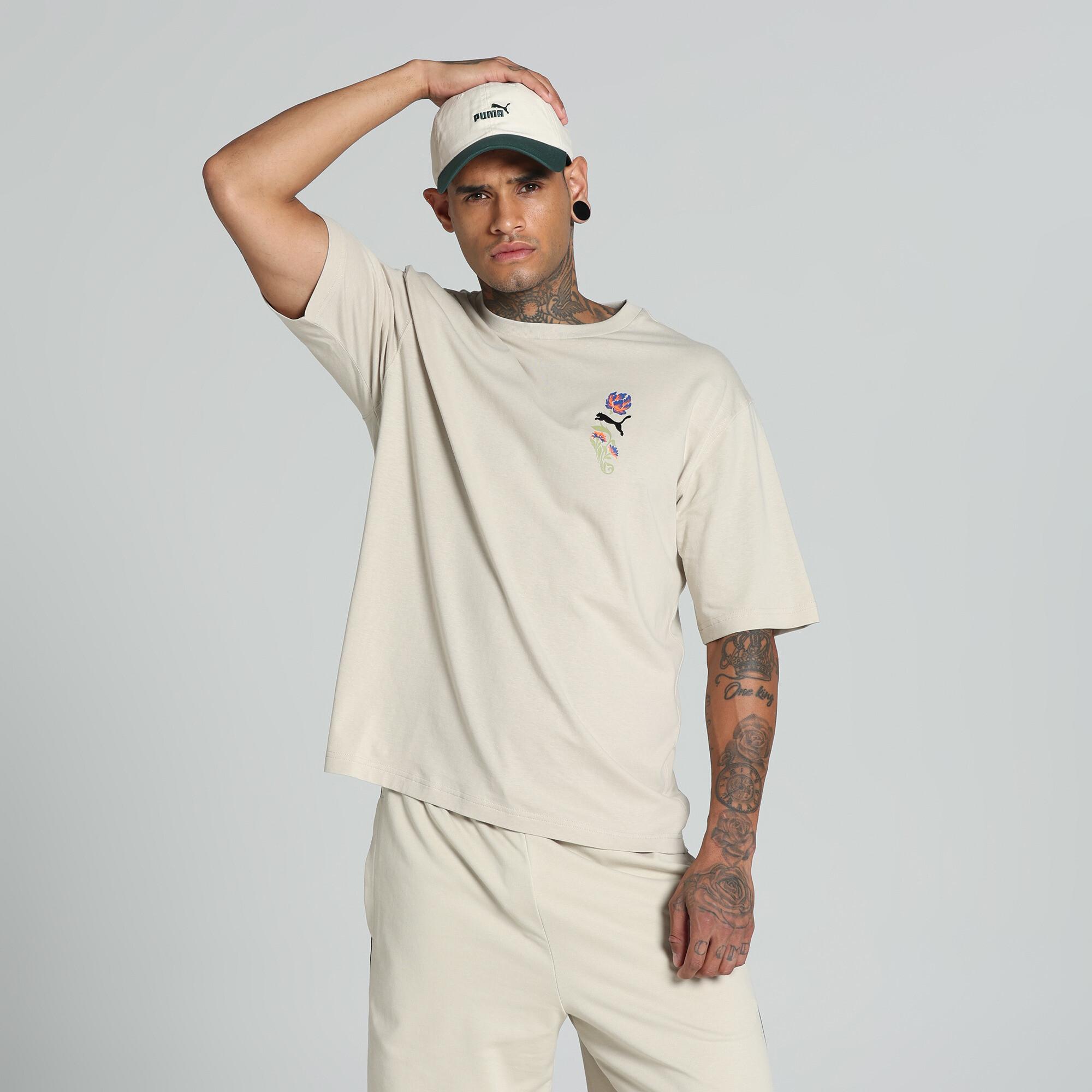 ★PUMA★ フローラル スポーツ メンズ ボックス Tシャツ PUMA公式】メンズ フローラル ショート グラフィック ボクシー