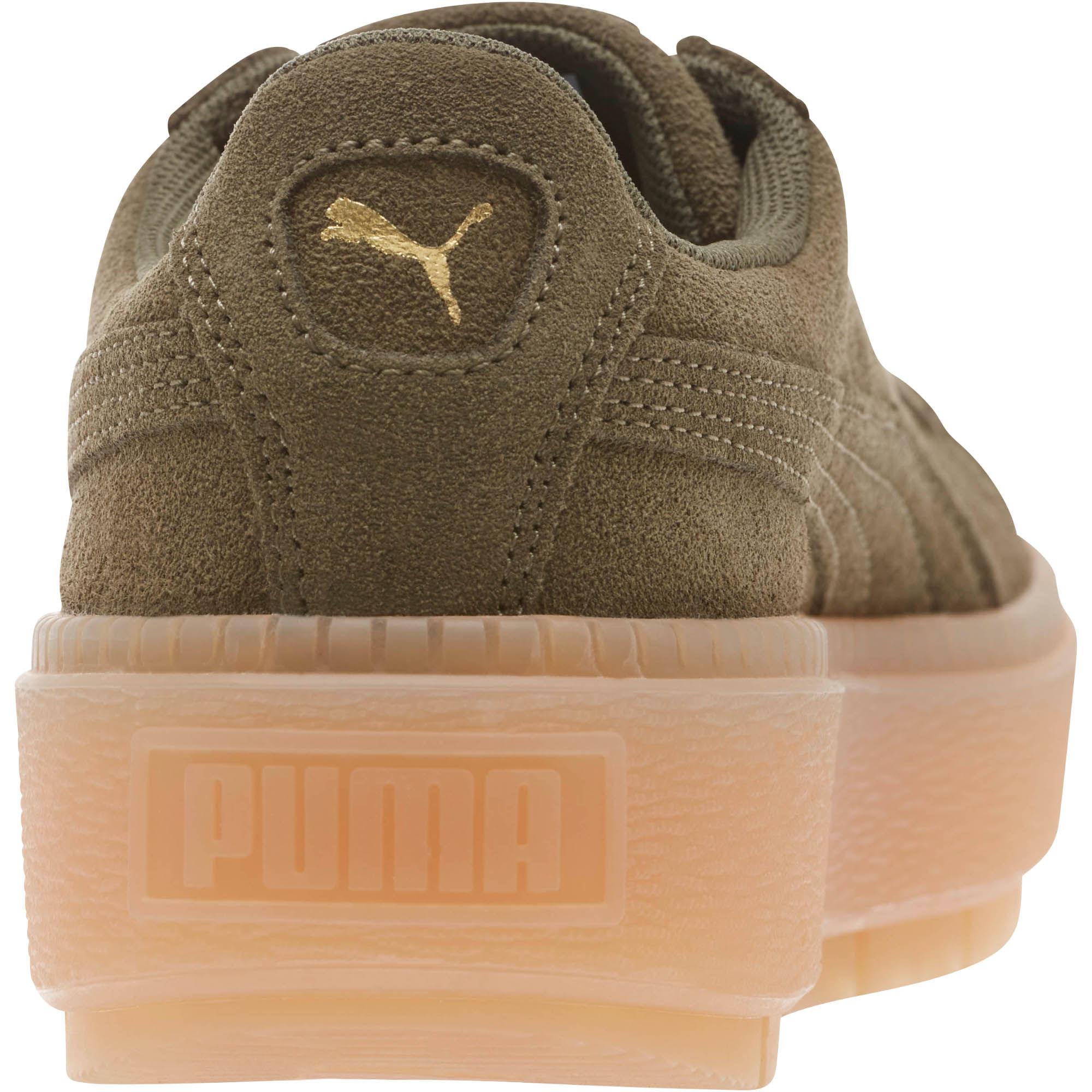 PUMA Suede Platform Trace Women's Sneakers in Olive Night (Green) | Lyst