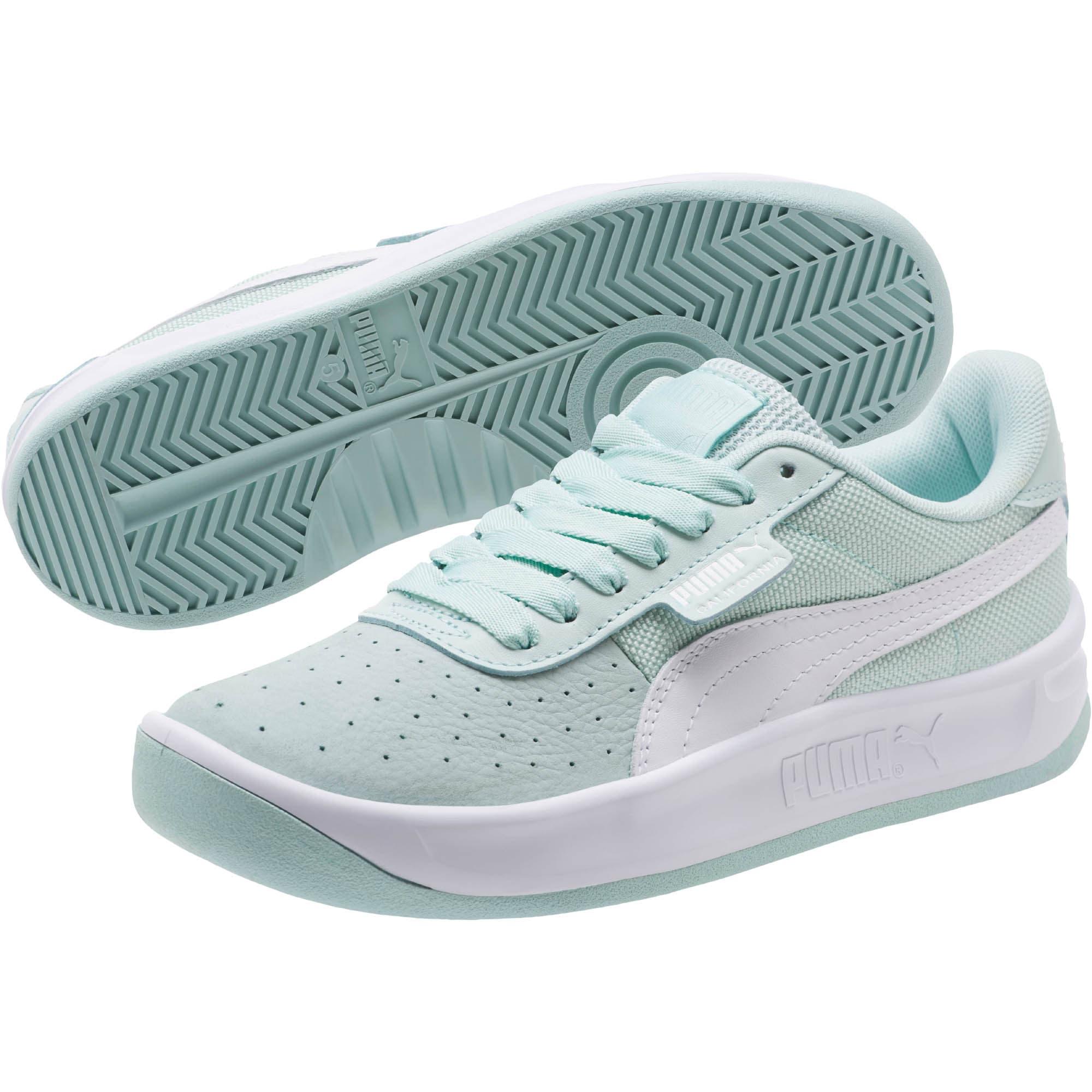 PUMA Leather California Women's Sneakers in Blue - Lyst