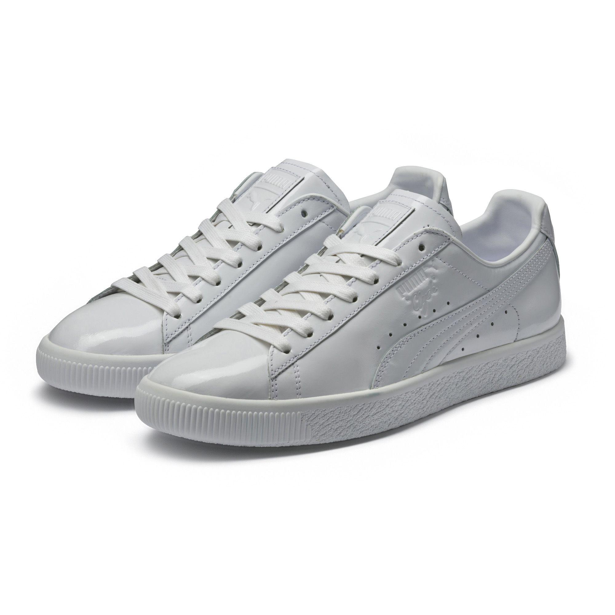 puma clyde white basketball