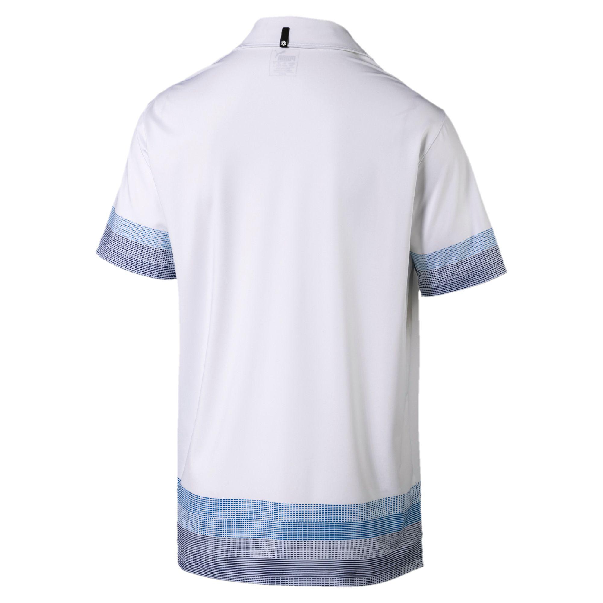 PUMA Synthetic Untucked Polo Golf Shirt in Bright White (White) for Men