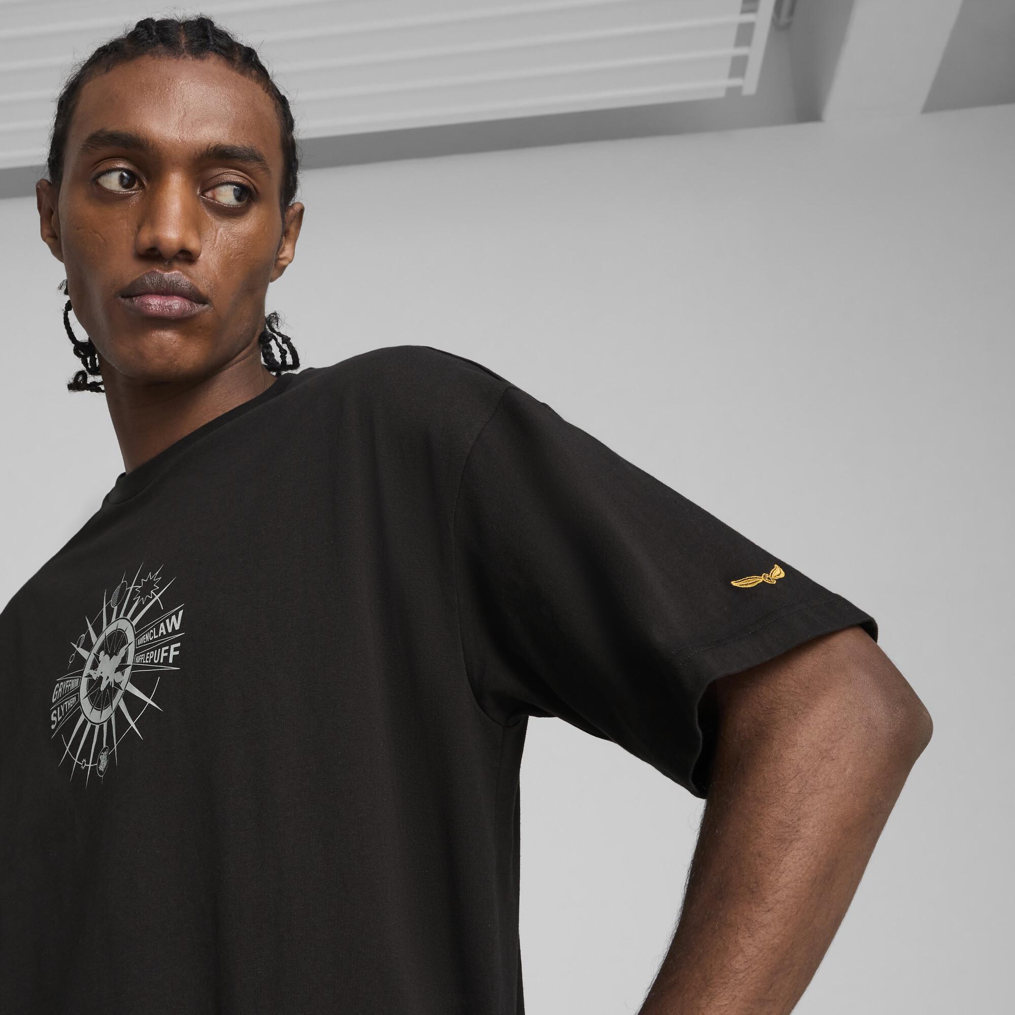 ◆PUMA◆ Puma X Harry Potter Oversized Graphic Tee Black 630 PUMA x HARRY POTTER Oversized Graphic Tee | PUMA