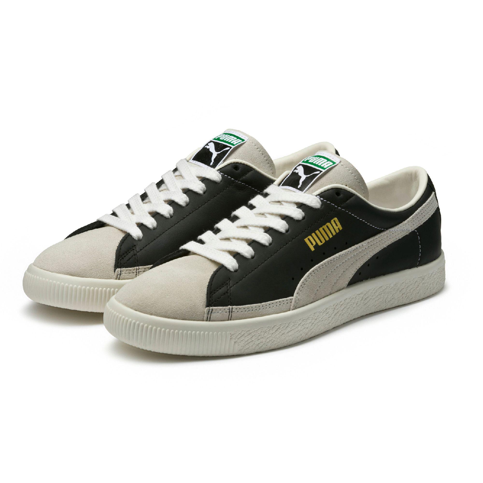 puma basket 90680 white black